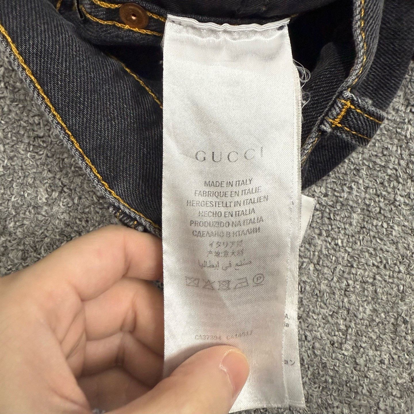 Gucci Gucci Deer Embroidery Jeans Size US 30 / EU 46 - 5 Thumbnail