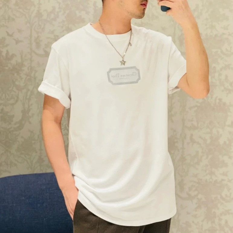 Dior Dior White Nameplate Slogan T-Shirt Size US M / EU 48-50 / 2 - 4 Thumbnail