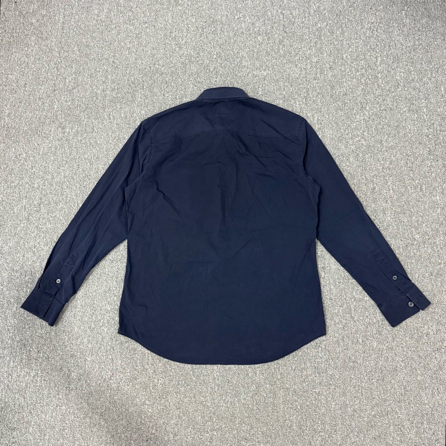 Burberry Burberry Blue Striped Paneled Shirt Size US M / EU 48-50 / 2 - 2 Thumbnail