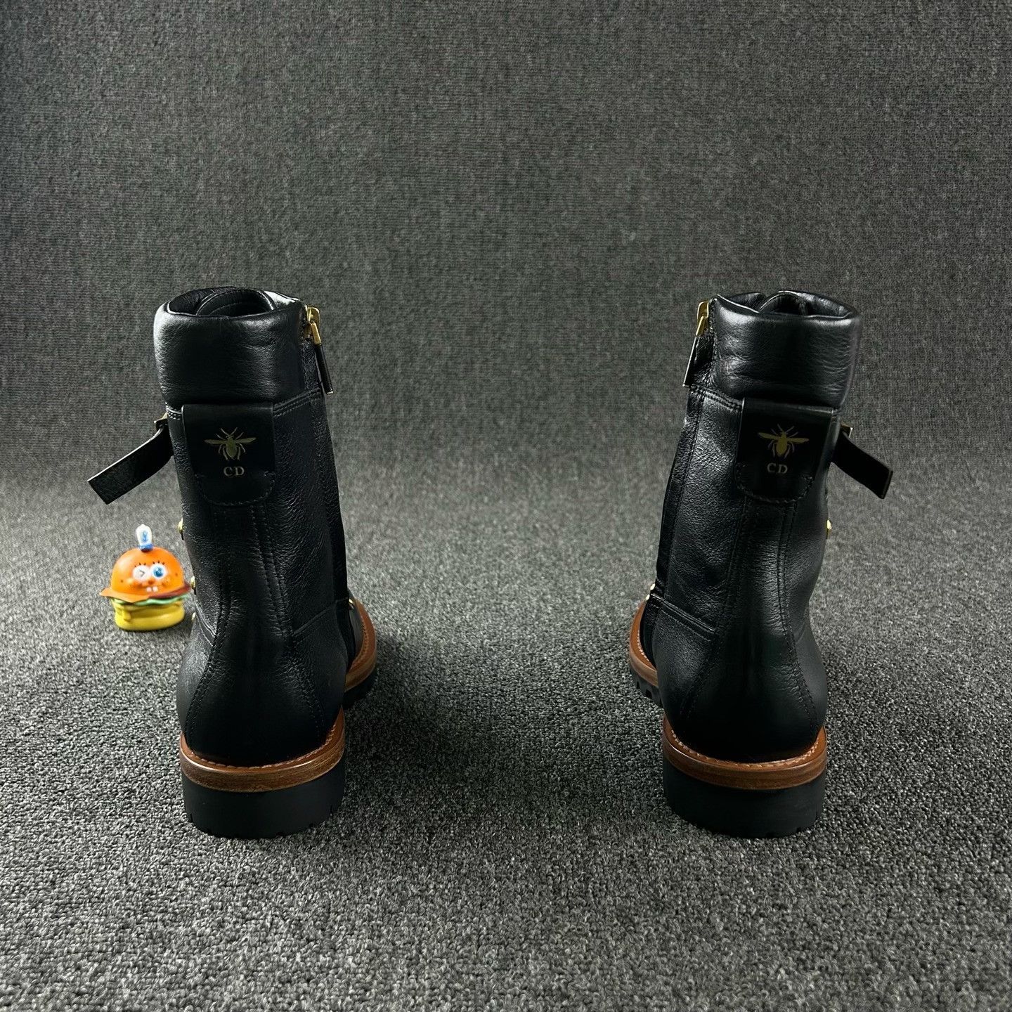 Dior Dior Black Leather Boots Size US 7 / IT 37 - 5 Thumbnail
