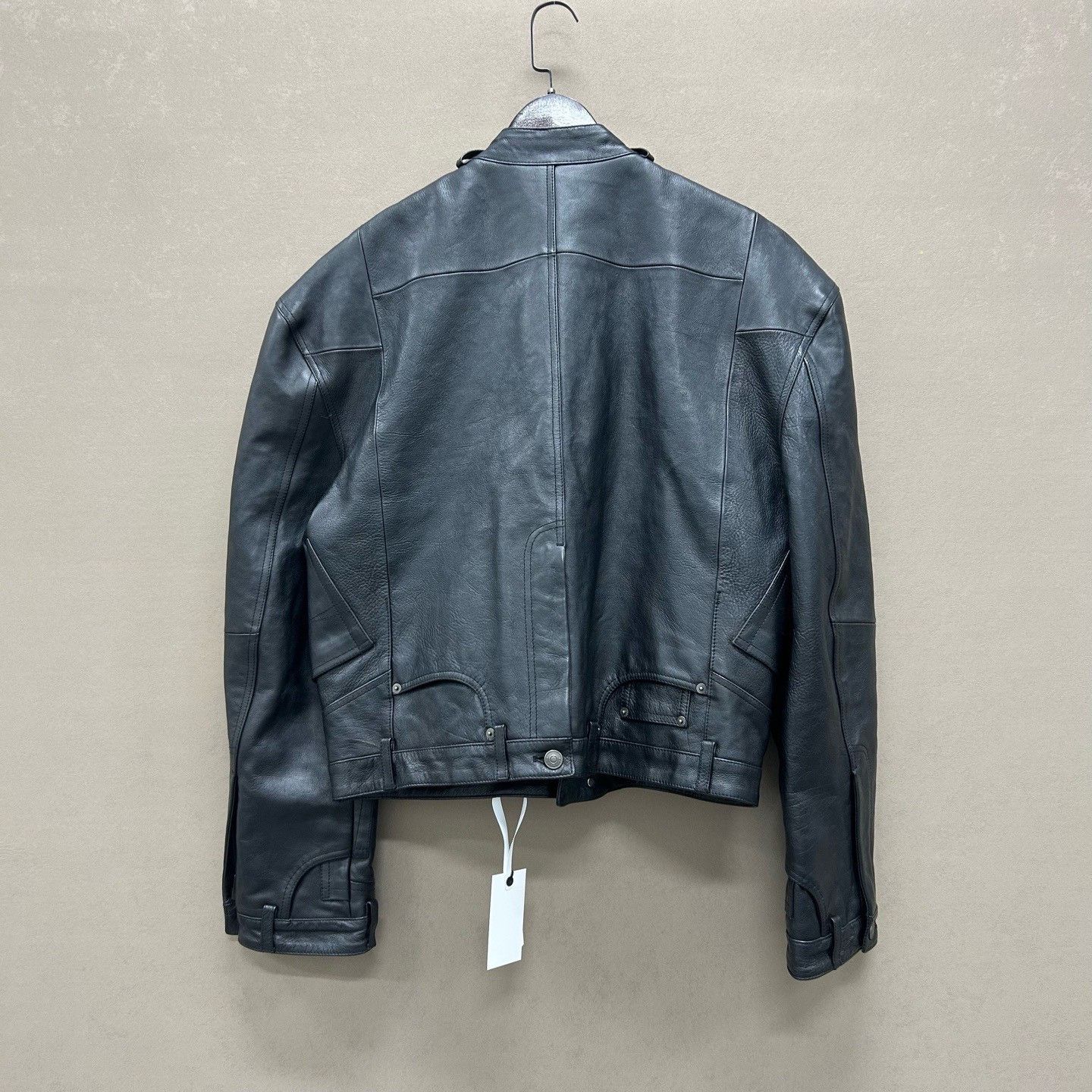 Balenciaga Balenciaga 23Winter Padded Shoulder Leather Jacket Size US L / EU 52-54 / 3 - 2 Thumbnail