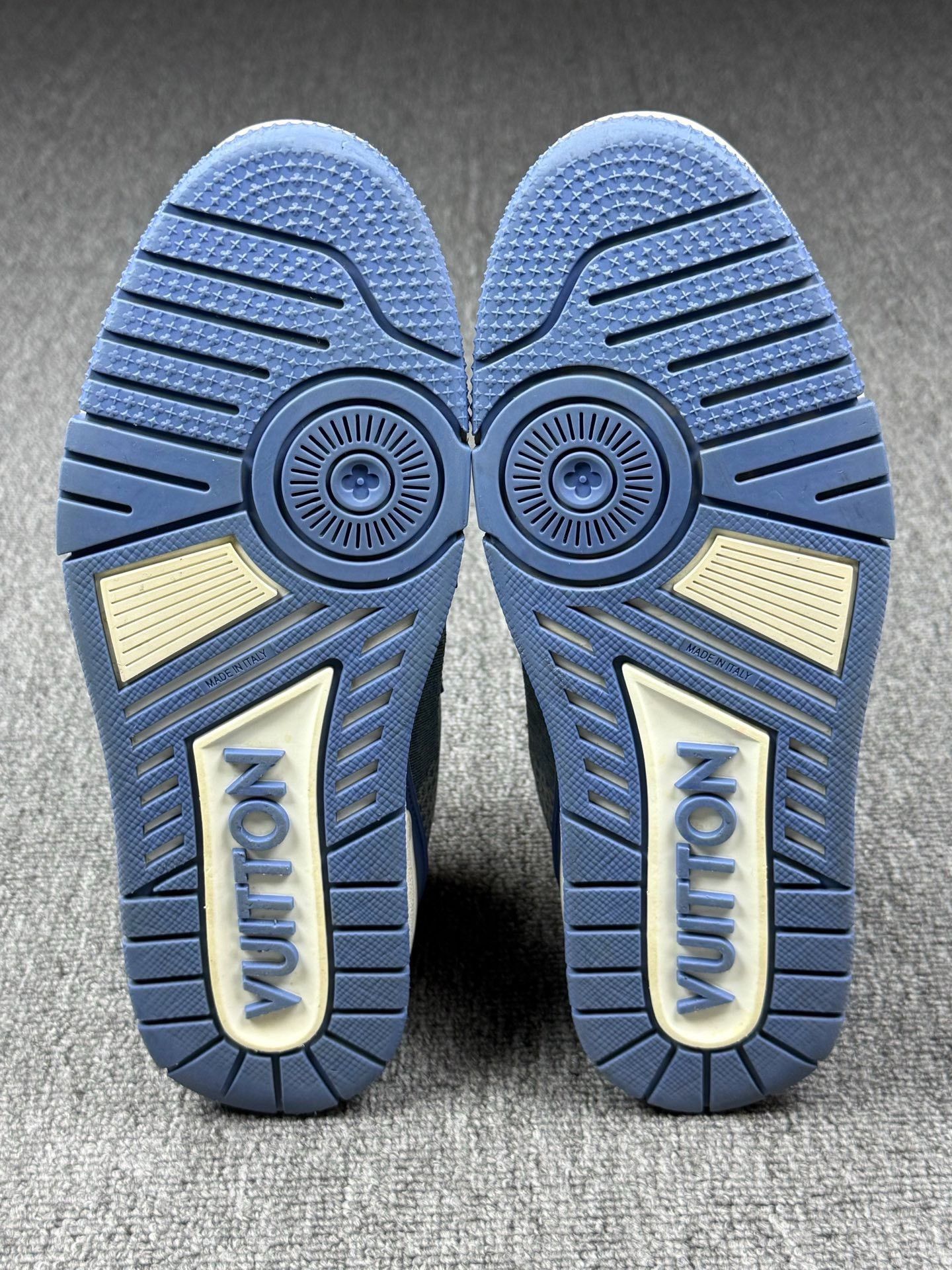 Louis Vuitton Louis Vuitton Training Blue Lowtop Sneakers 8 Men Size US 8 / EU 41 - 6 Thumbnail