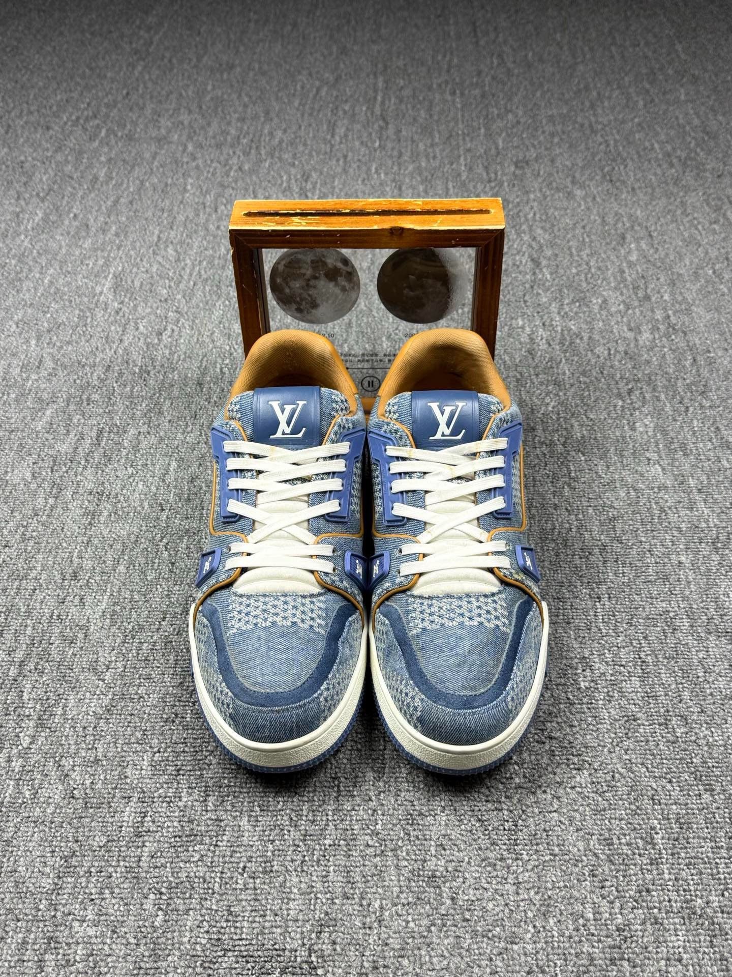 Louis Vuitton Louis Vuitton Training Blue Lowtop Sneakers 8 Men Size US 8 / EU 41 - 4 Thumbnail
