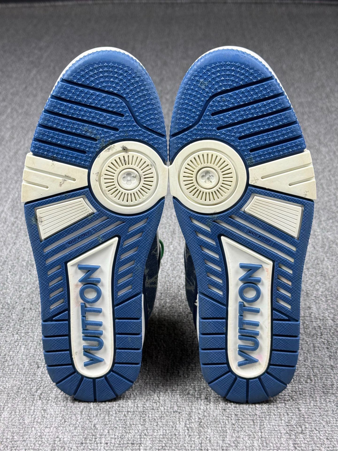 Louis Vuitton Louis Vuitton Training Blue Lowtop Sneakers 9 Men Size US 9 / EU 42 - 6 Thumbnail