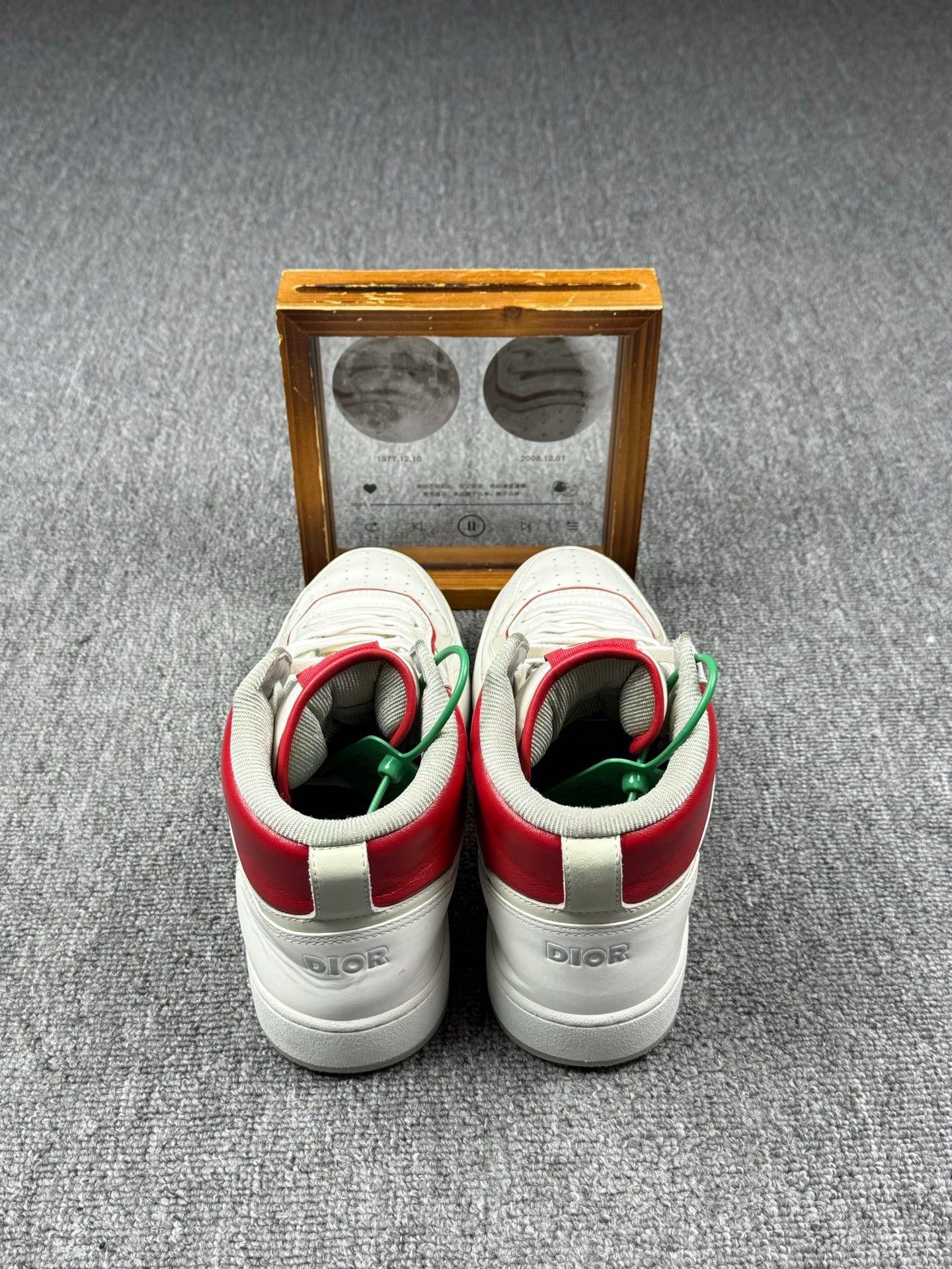 Dior Dior Retro Red Hitop Sneakers 7 Men Size US 7 / EU 40 - 5 Thumbnail