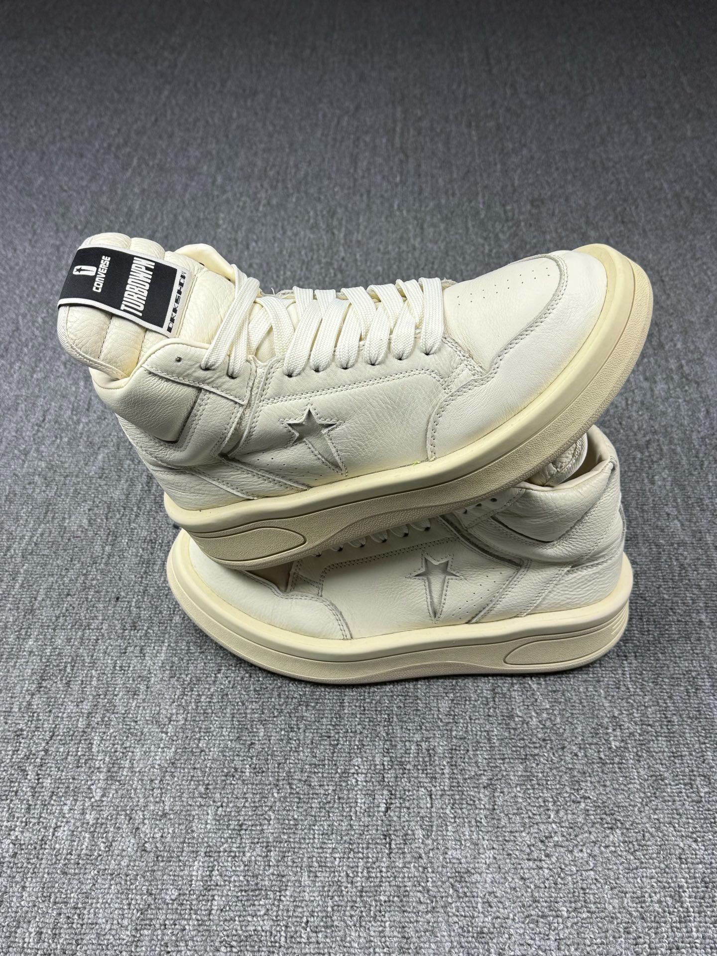 Rick Owens Rick Owens White Lowtop Sneakers 10 Men Size US 10 / EU 43 - 2 Thumbnail