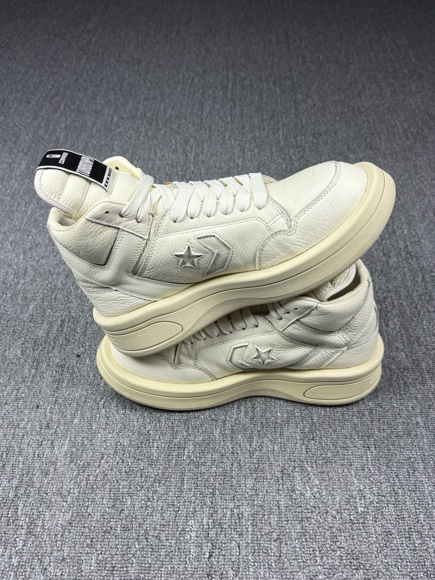 Rick Owens Rick Owens White Lowtop Sneakers 10 Men Size US 10 / EU 43 - 3 Thumbnail