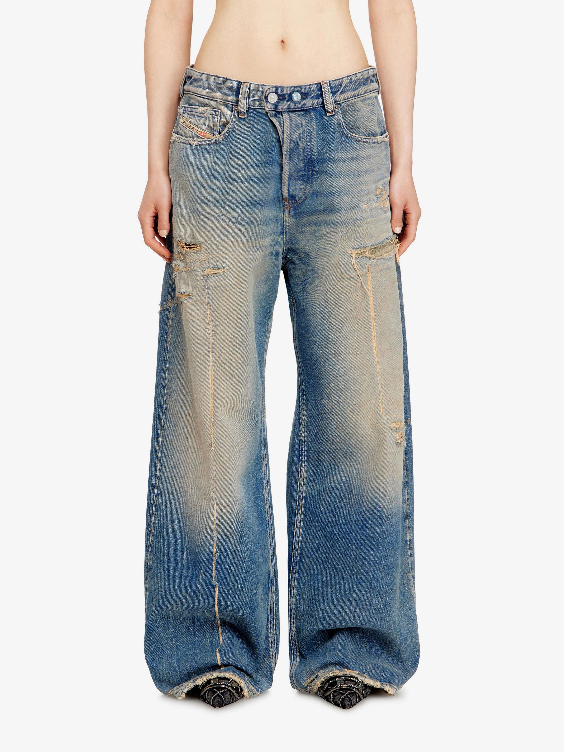 Diesel 1996 D-Sire Jeans In Denim Blue With Washed-Out Effect Size 27" / US 4 / IT 40 - 3 Thumbnail