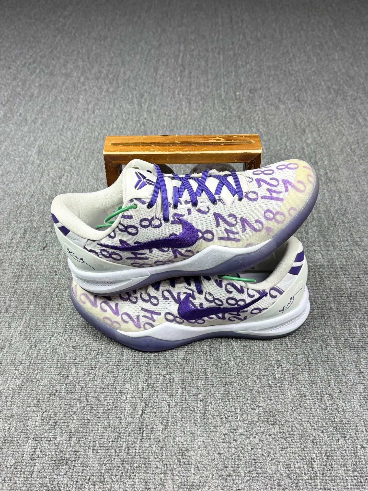 Nike Nike KOBE8 White Lowtop Sneakers 8 Men Size US 8 / EU 41 - 2 Thumbnail