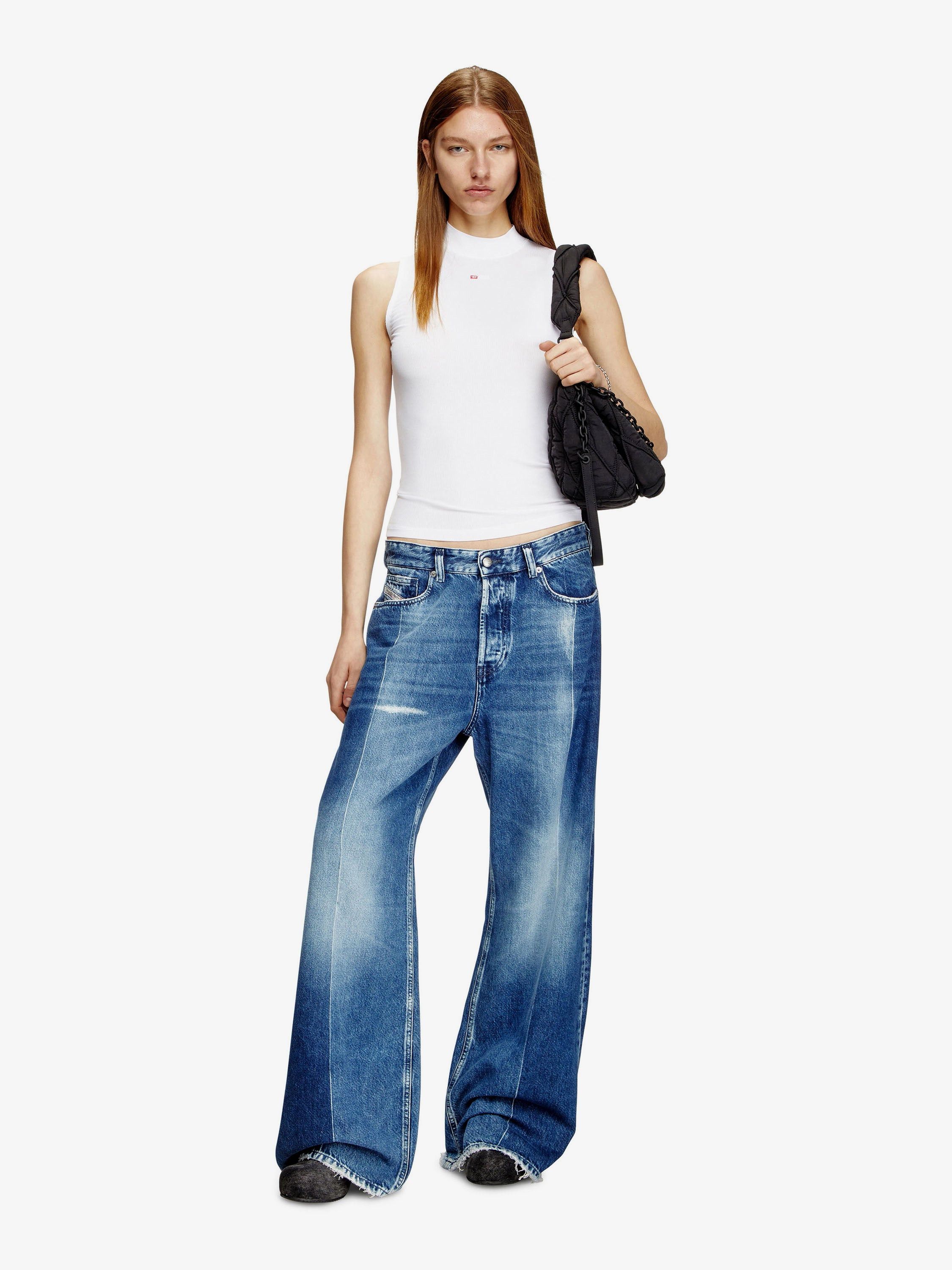 Diesel T-Mokky-Ls-Microdiv Stretch Viscose Tank Top Size XS / US 0-2 / IT 36-38 - 2 Thumbnail