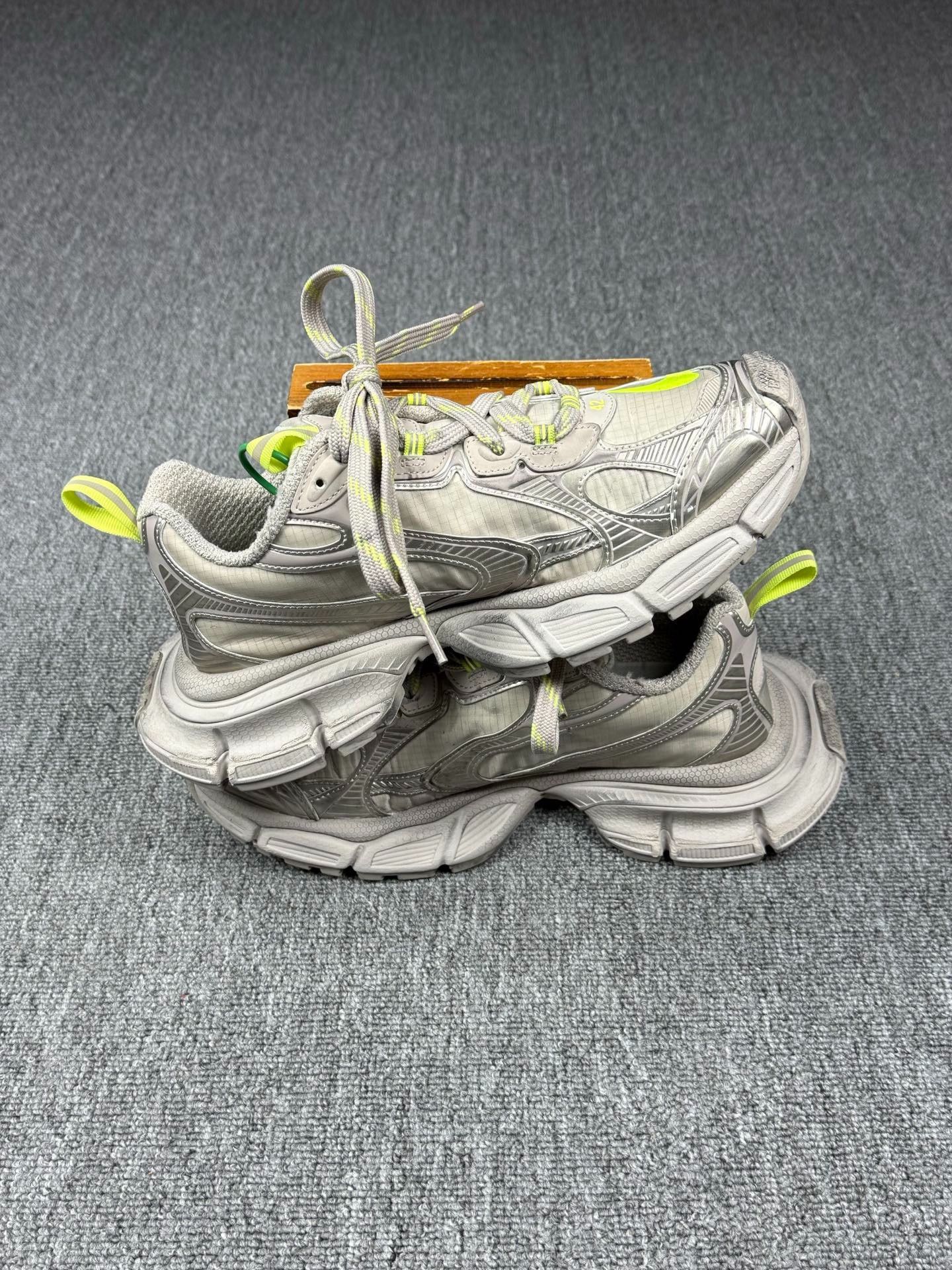 Balenciaga Balenciaga Polyester Gray Lowtop Sneakers it_42 Women Size US 12 / IT 42 - 3 Thumbnail