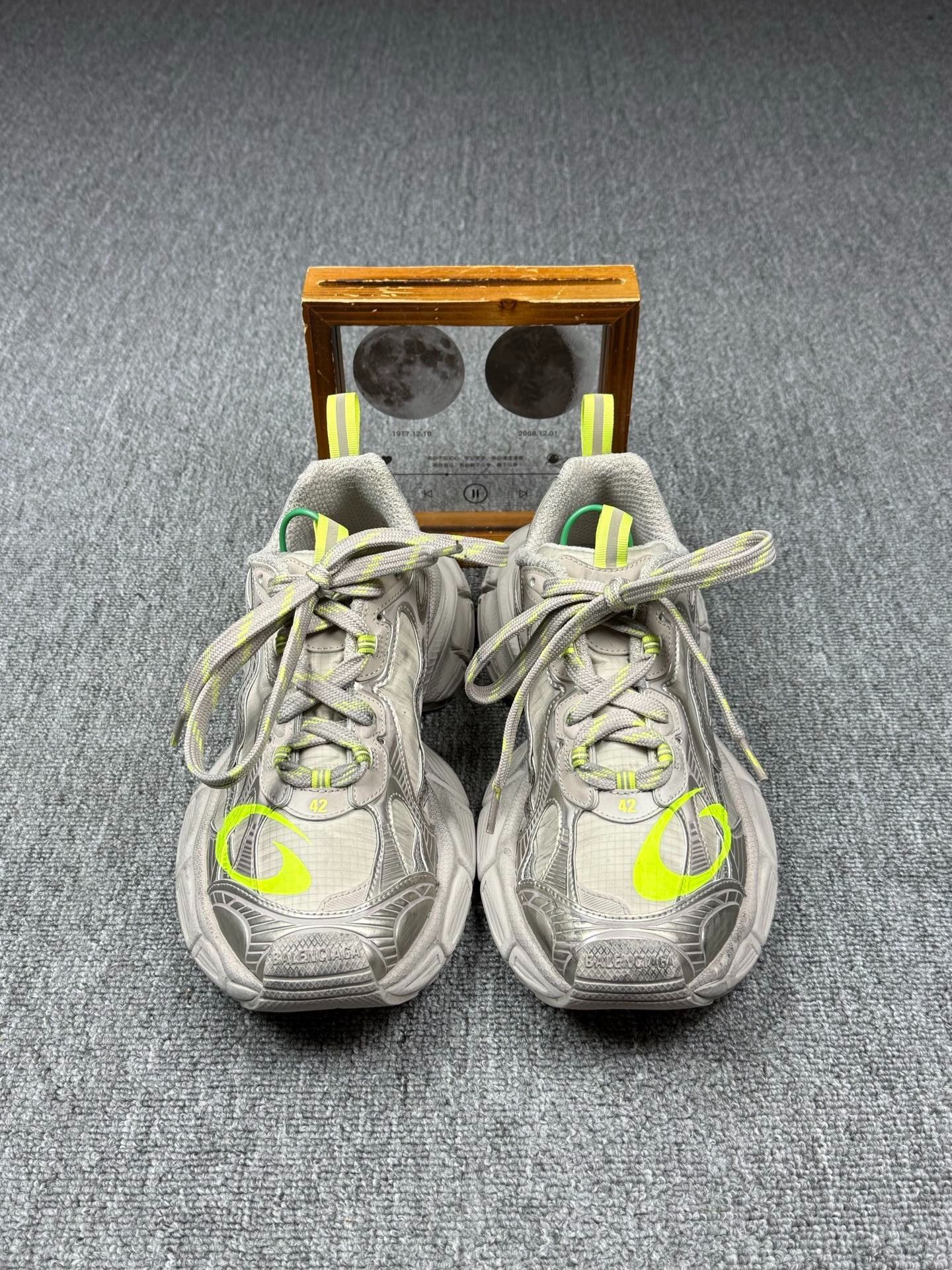 Balenciaga Balenciaga Polyester Gray Lowtop Sneakers it_42 Women Size US 12 / IT 42 - 4 Thumbnail