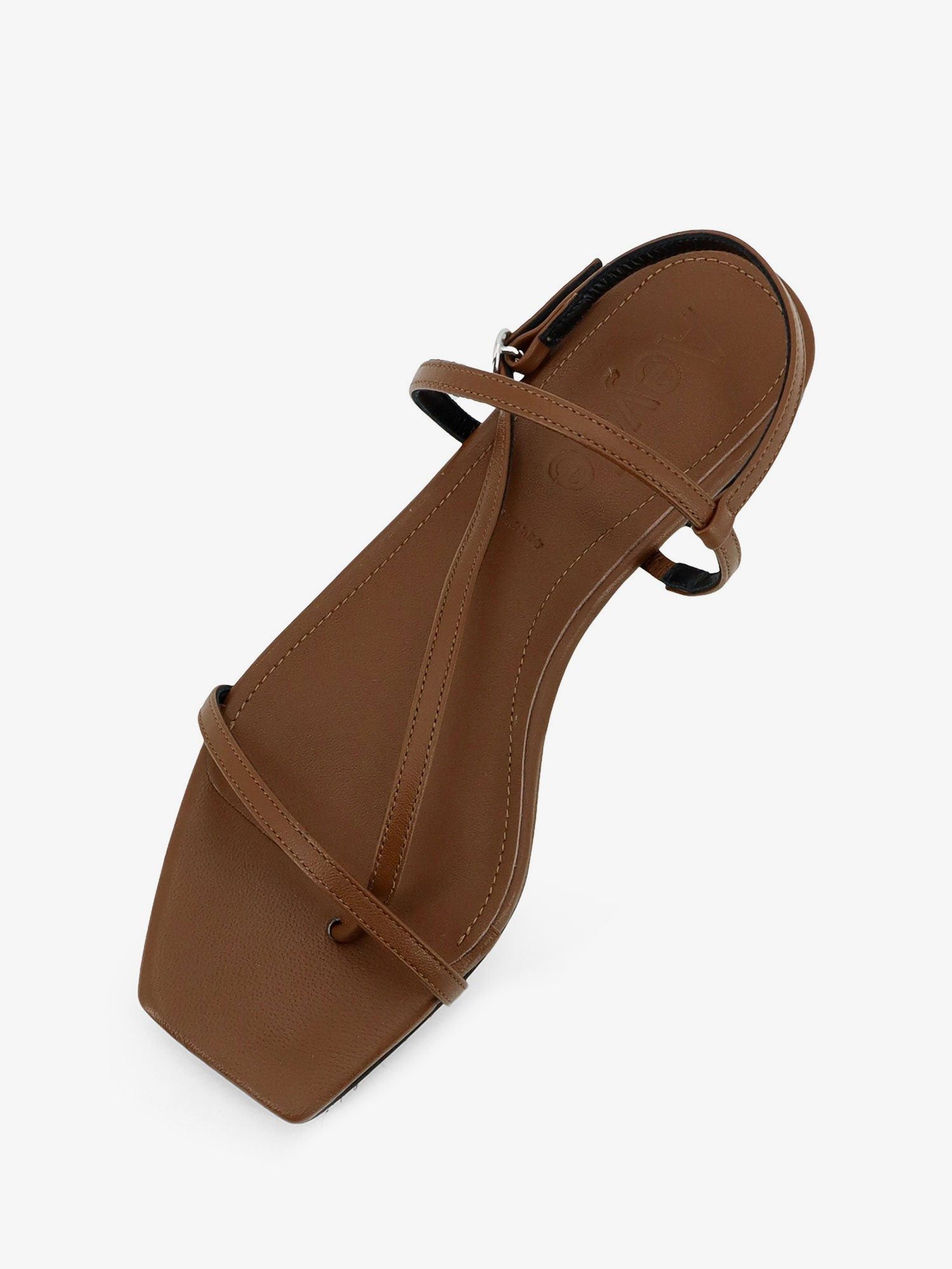 aeyde Ella Flat Leather Sandals Size US 7 / IT 37 - 4 Thumbnail