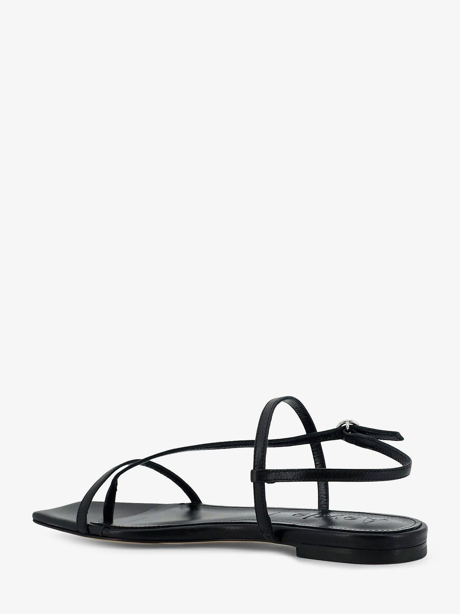 aeyde Ella Flat Leather Sandals Size US 7.5 / IT 37.5 - 3 Thumbnail