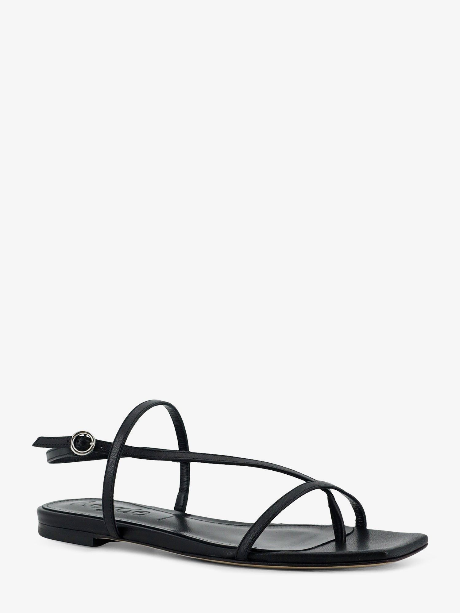 aeyde Ella Flat Leather Sandals Size US 8 / IT 38 - 2 Thumbnail