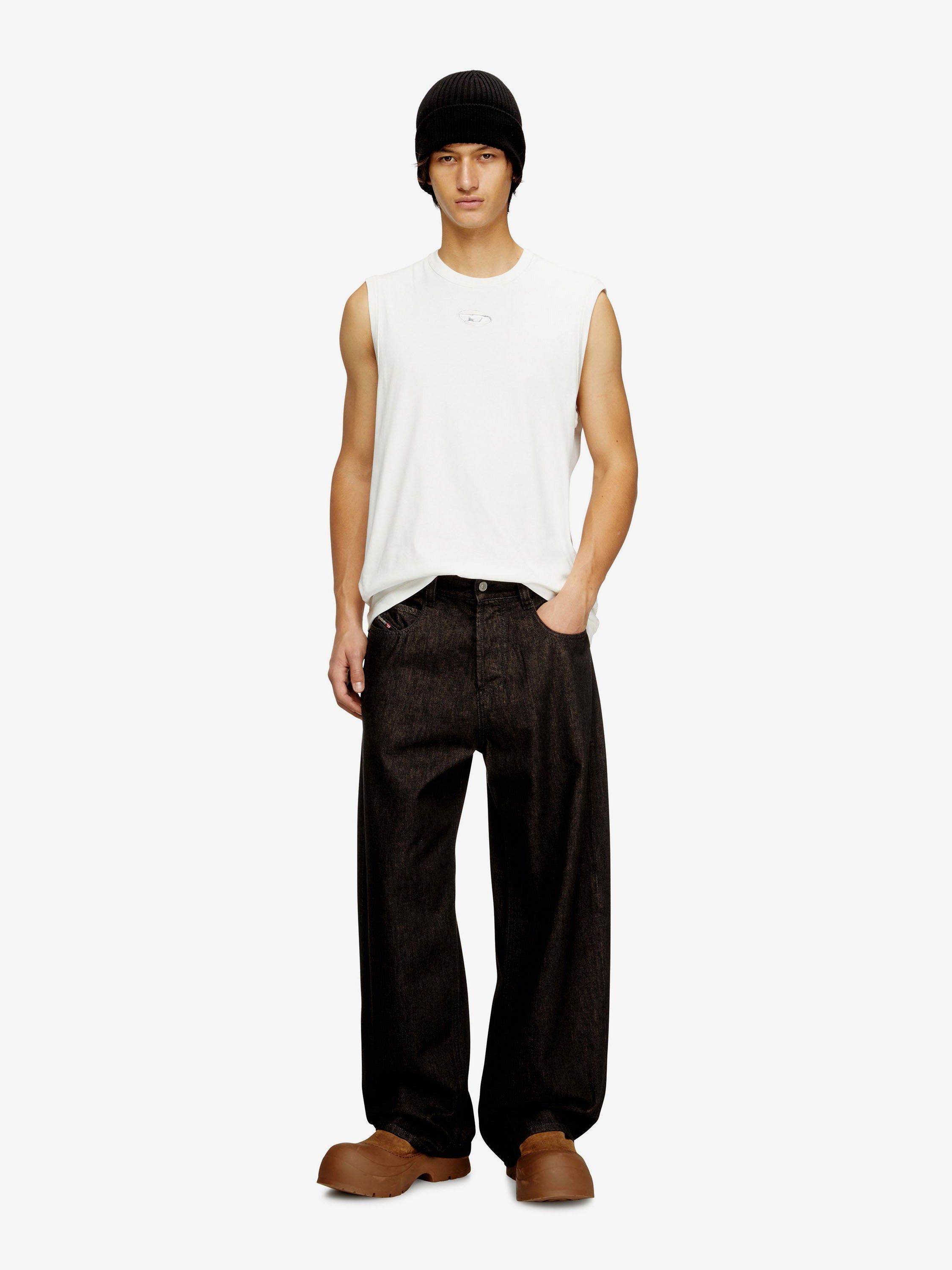 Diesel 1997 D-Enim-M Black Denim Trousers Size US 31 - 2 Thumbnail