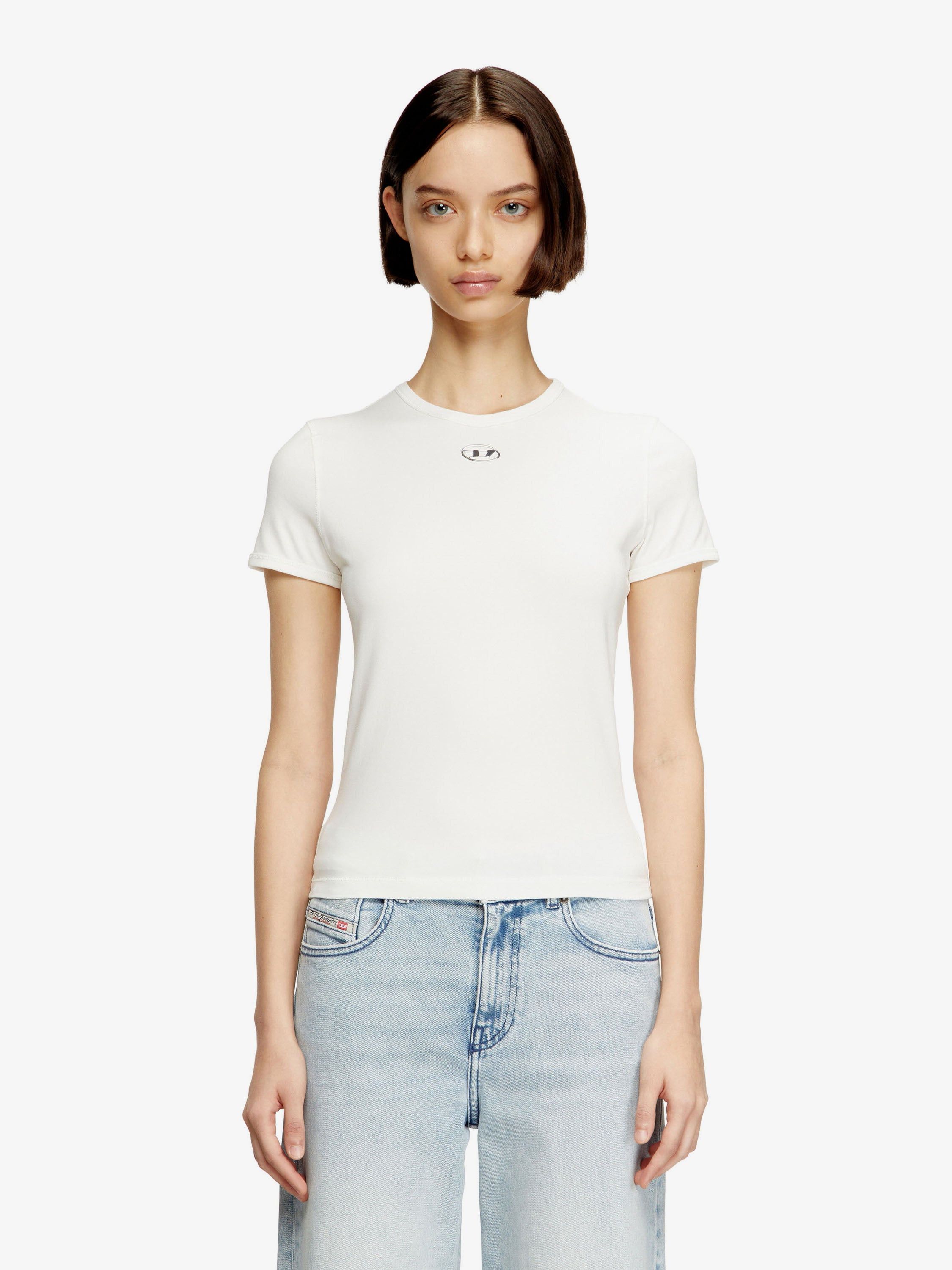 Diesel T-Uncutieslong-Od Cotton Blend T-Shirt Size M / US 6-8 / IT 42-44 - 3 Thumbnail
