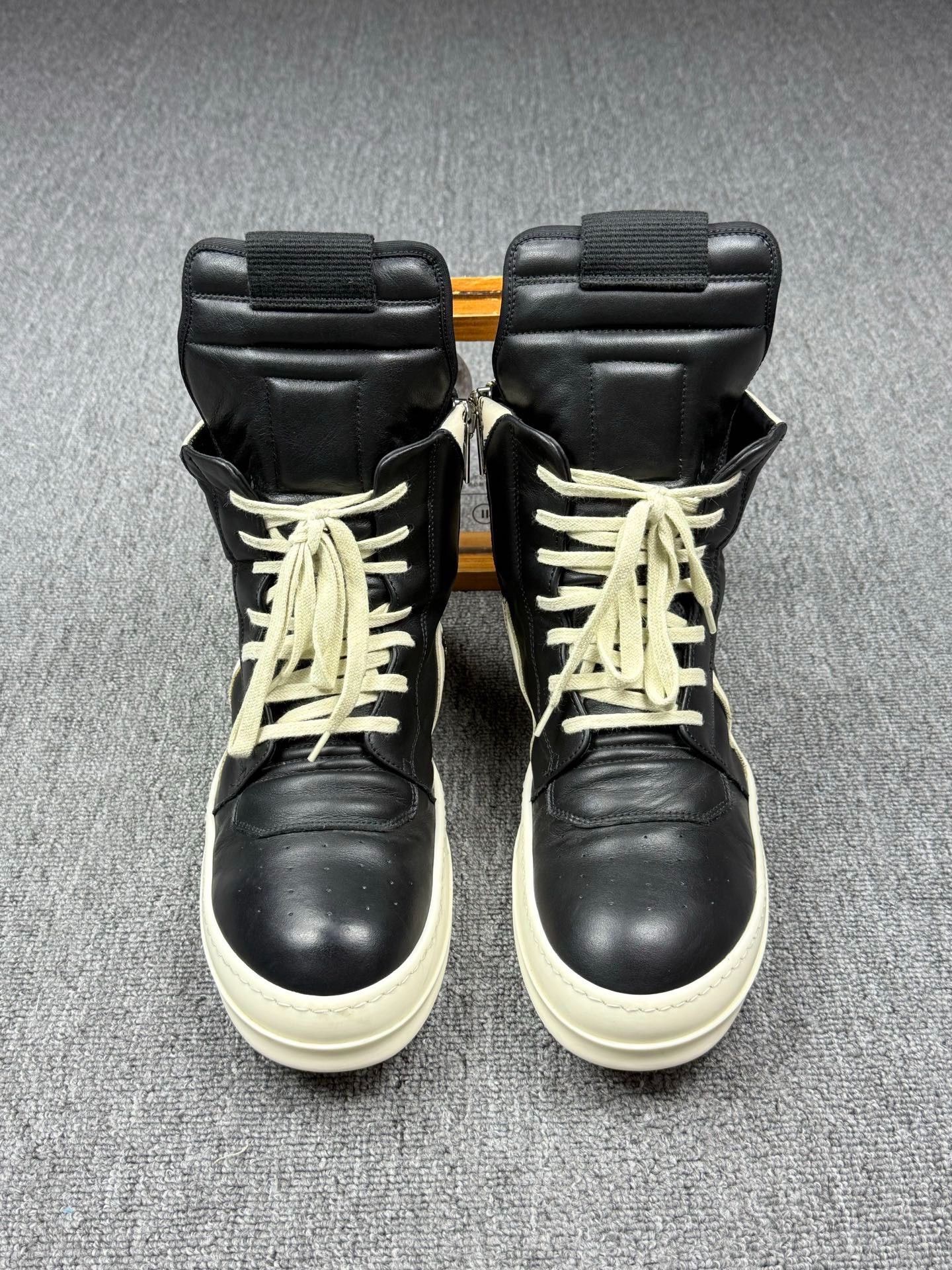 Rick Owens Rick Owens Black Hitop Sneakers 10 Men Size US 10 / EU 43 - 4 Thumbnail