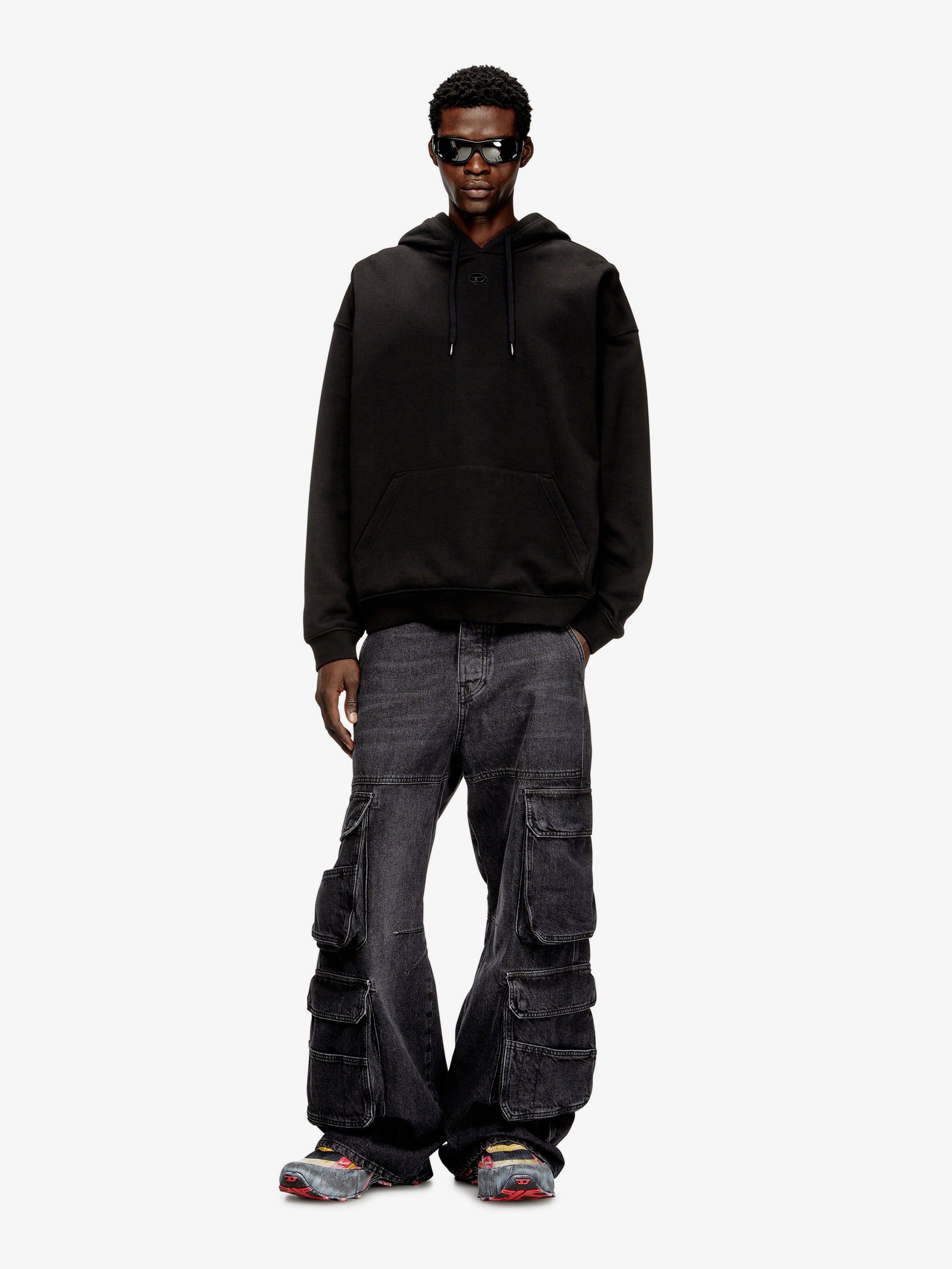 Diesel S-Boxt-Hood-Dco Cotton Sweatshirt Size US L / EU 52-54 / 3 - 2 Thumbnail