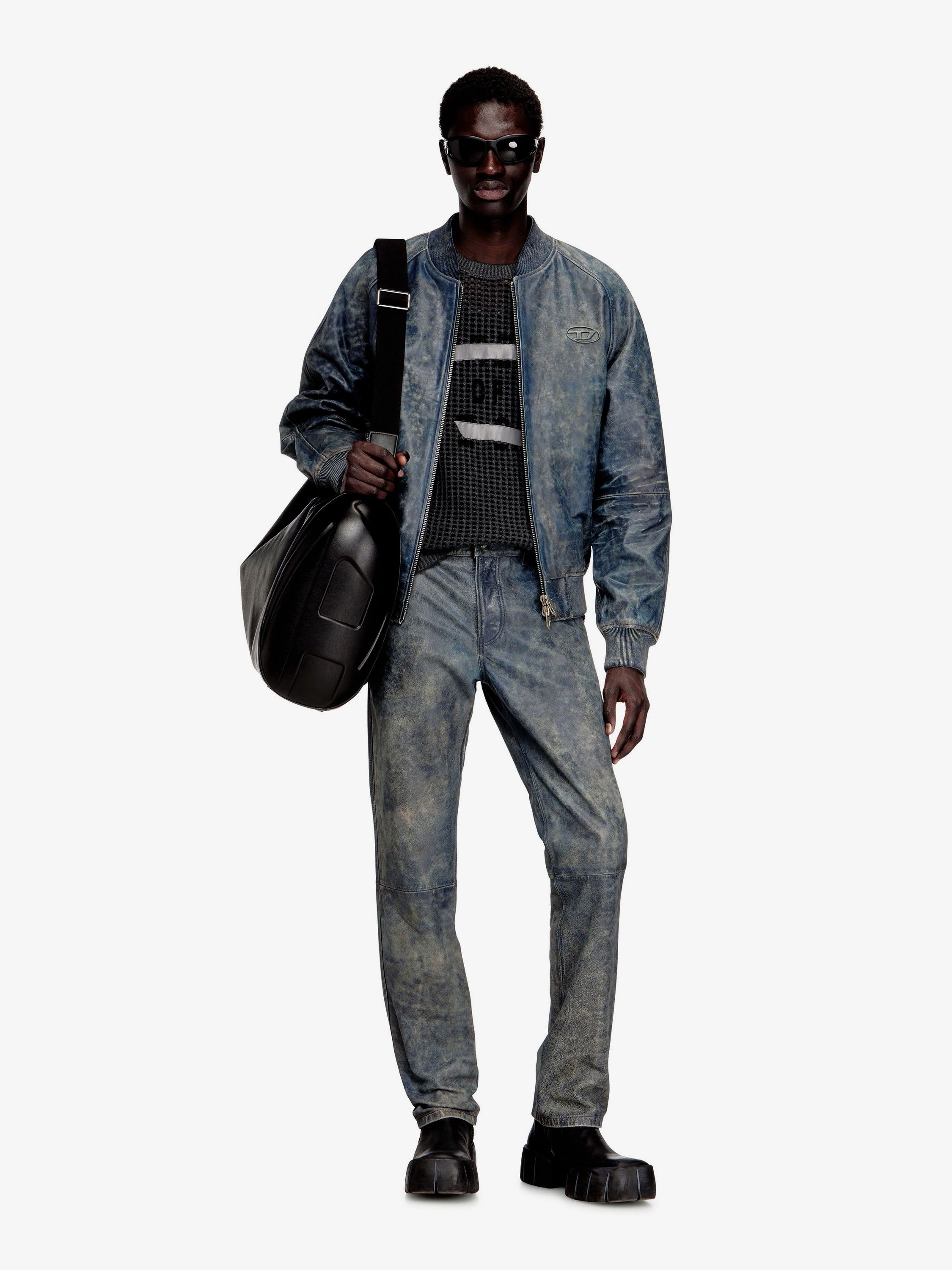Diesel L-Cobb Leather Jacket Size US XL / EU 56 / 4 - 2 Thumbnail