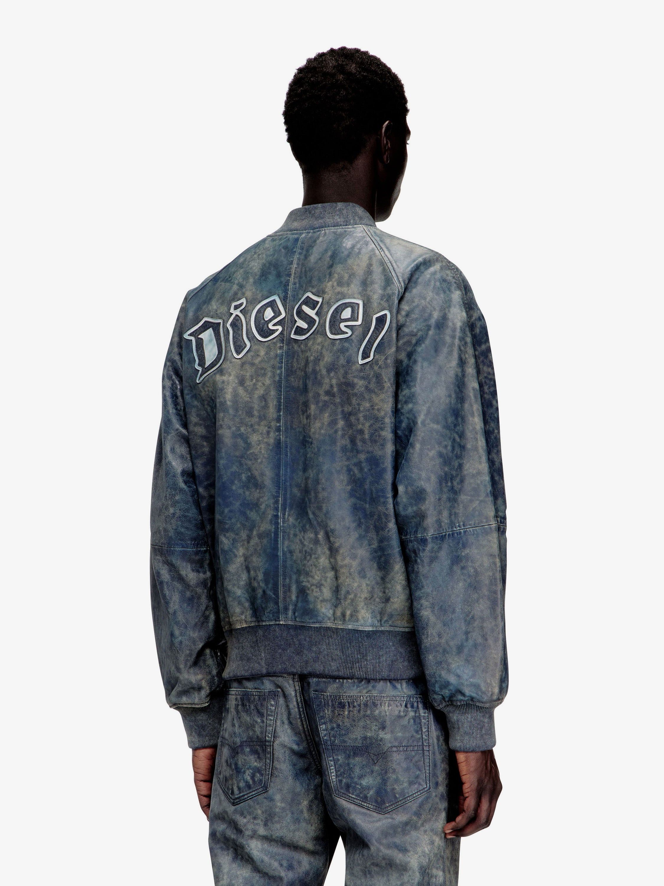 Diesel L-Cobb Leather Jacket Size US XL / EU 56 / 4 - 4 Thumbnail