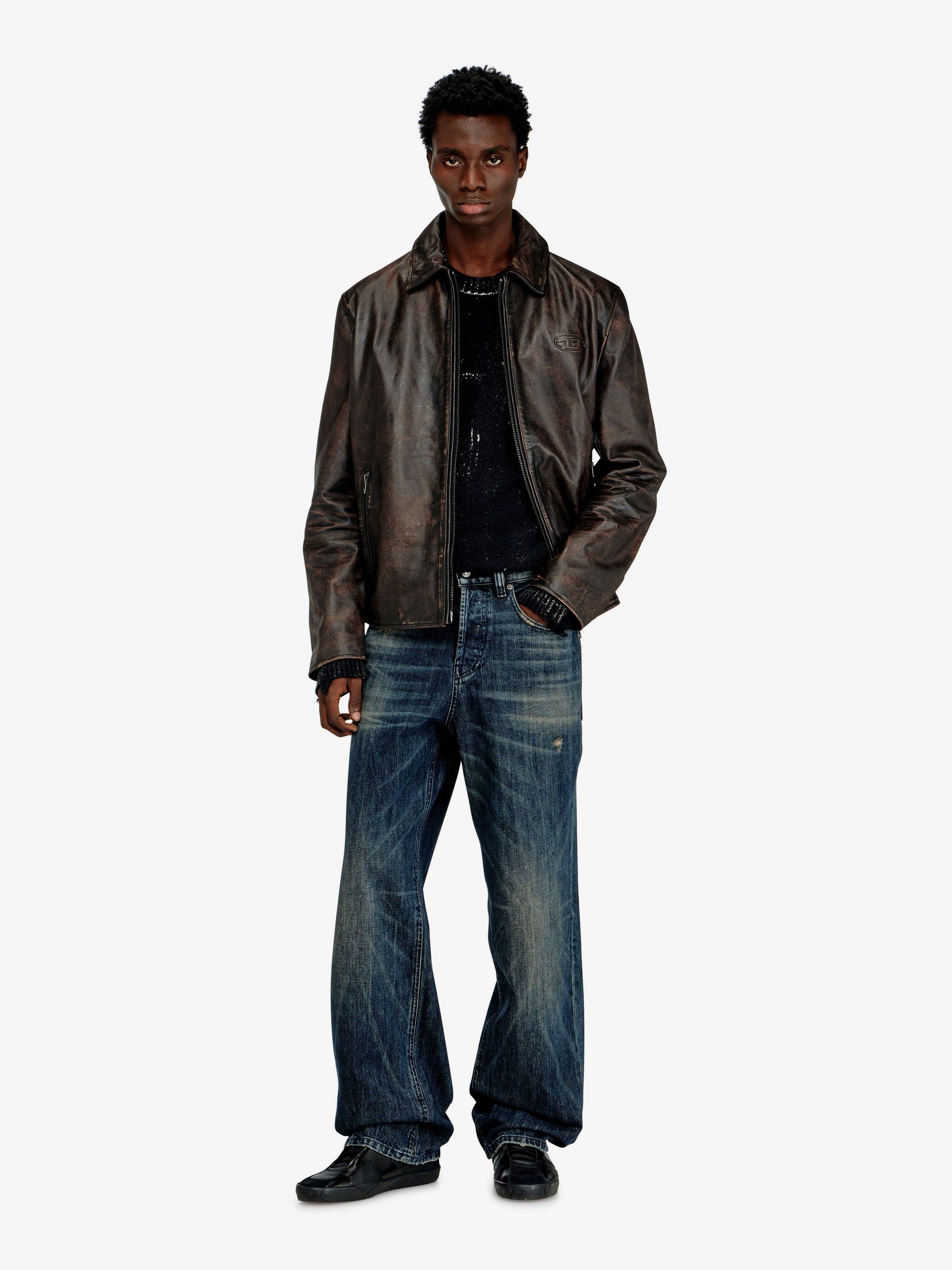 Diesel L-Amar-Wrd Leather Jacket Size US L / EU 52-54 / 3 - 2 Thumbnail