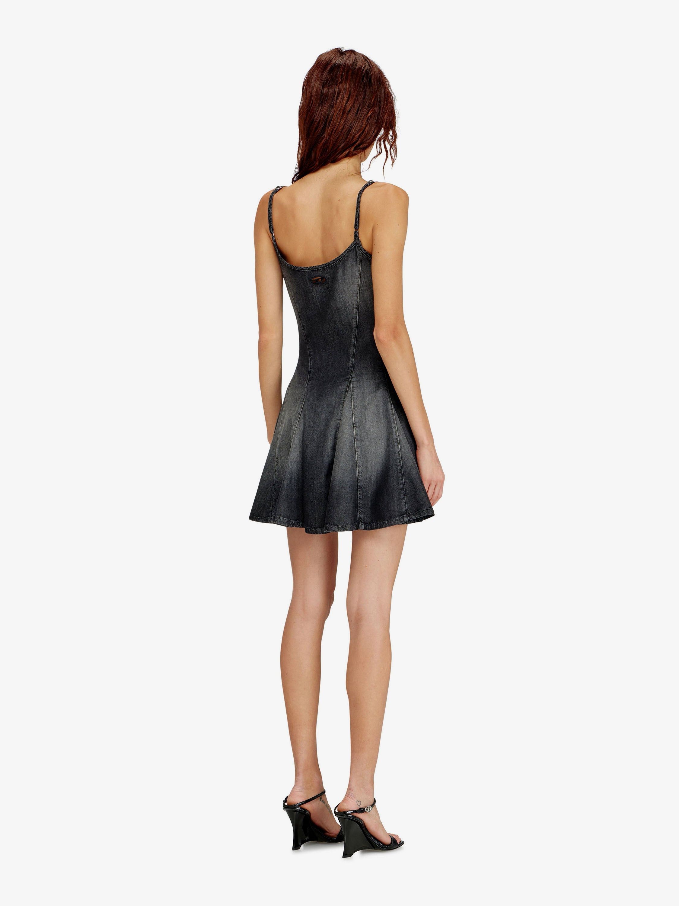 Diesel De-Spoky-S Denim Short Dress Size M / US 6-8 / IT 42-44 - 3 Thumbnail