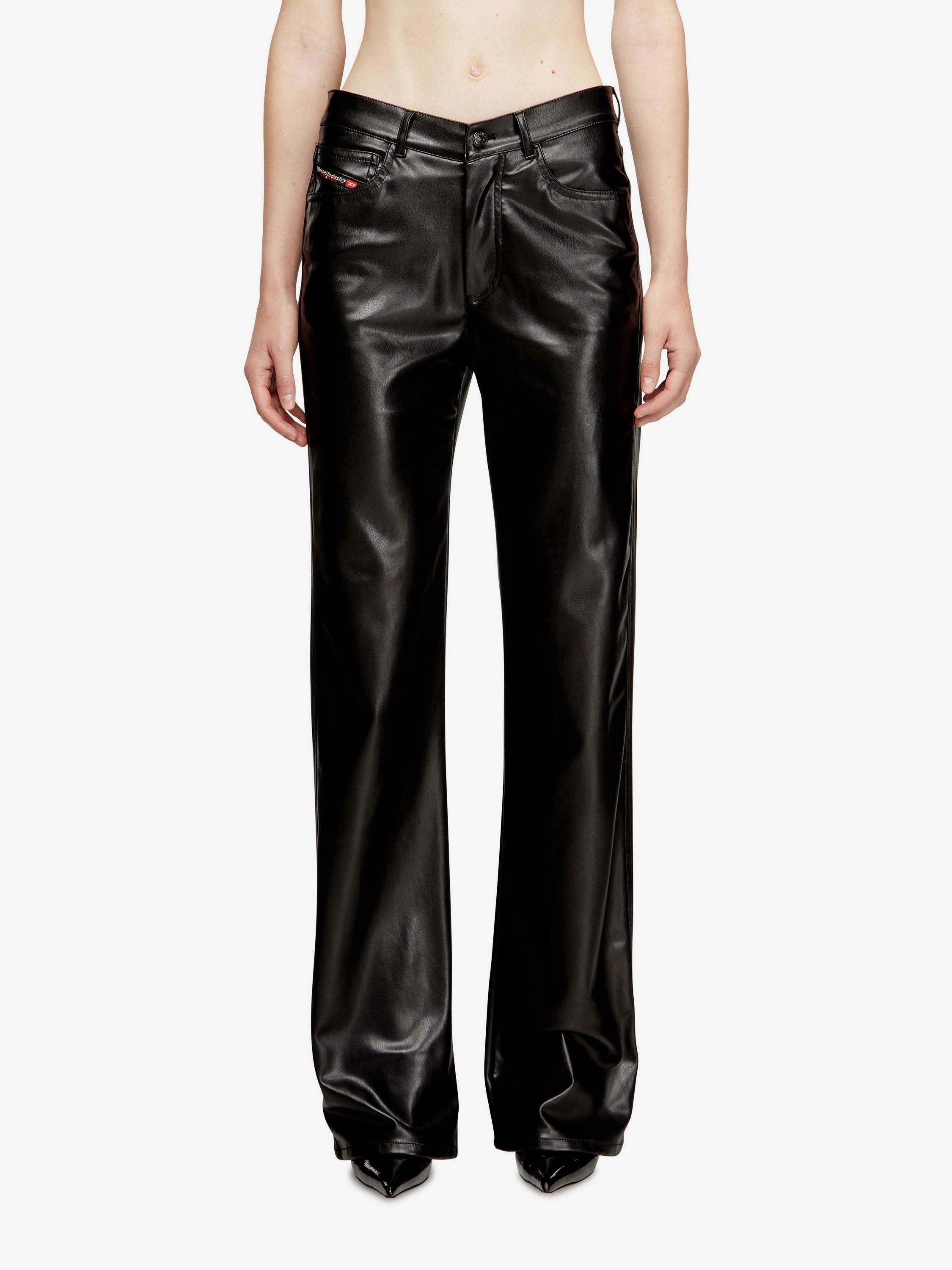 Diesel P-Lain Faux-Leather Trousers Size 26" / US 2 / IT 38 - 3 Thumbnail