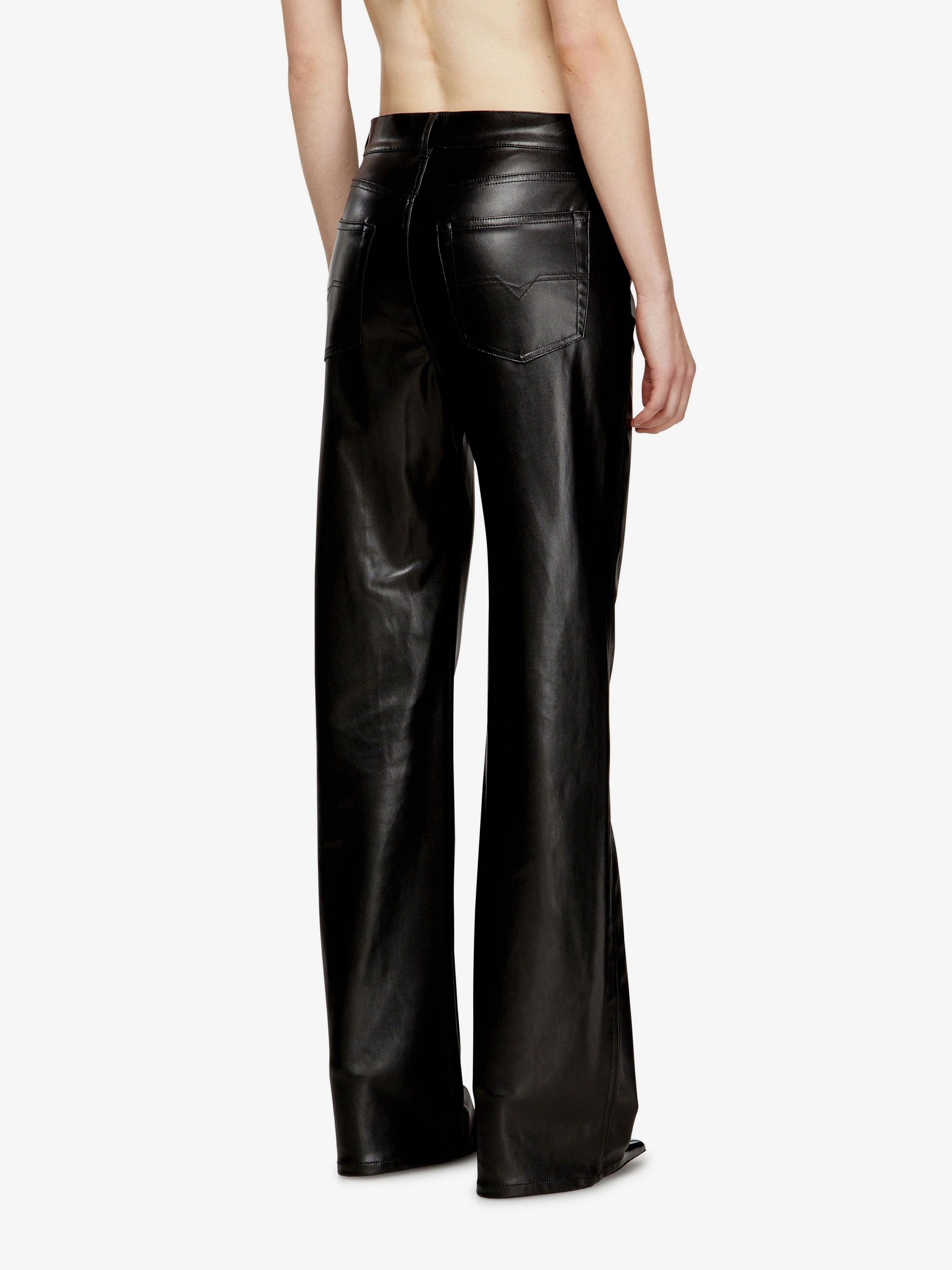 Diesel P-Lain Faux-Leather Trousers Size 28" / US 6 / IT 42 - 4 Thumbnail