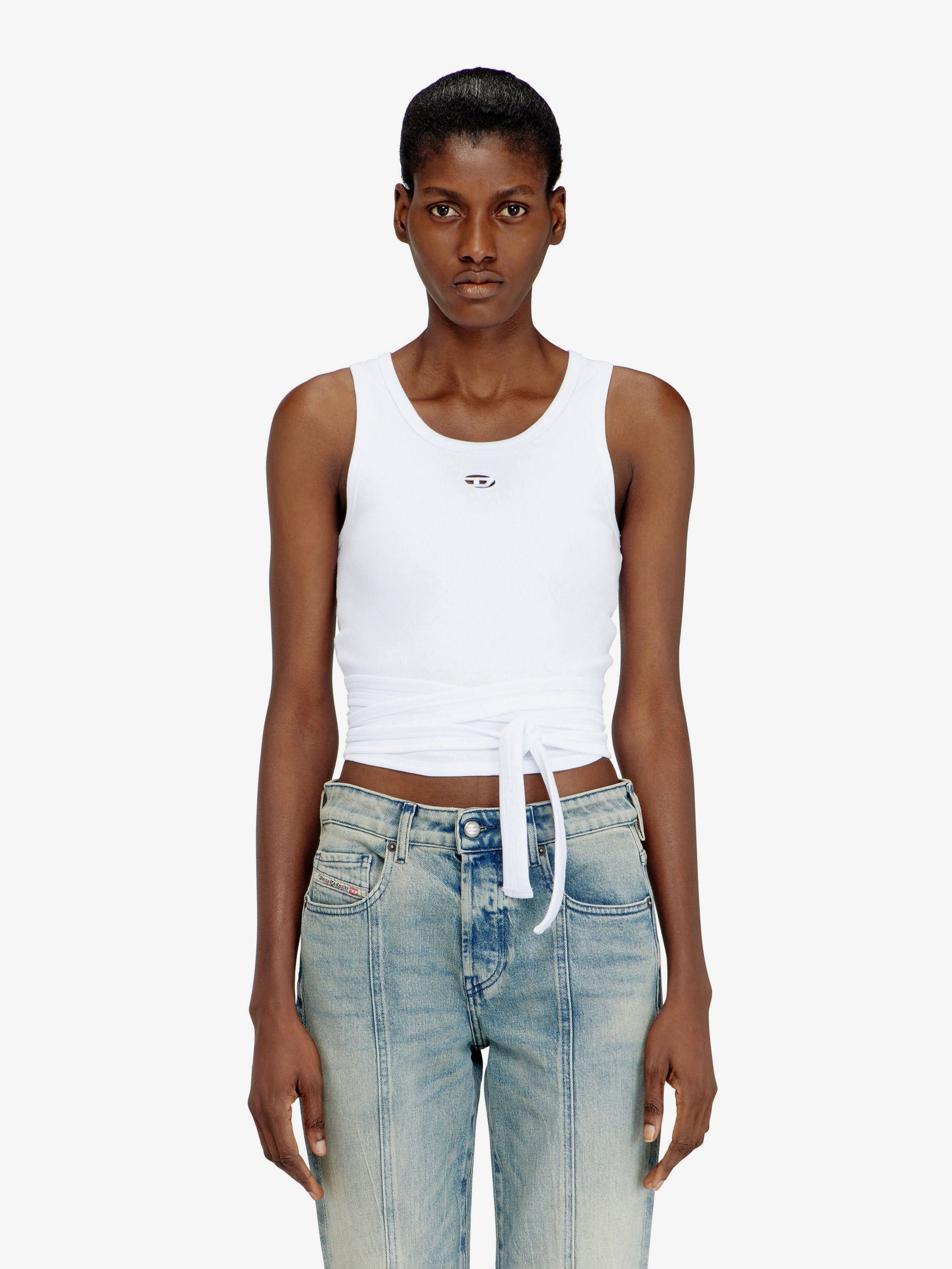 Diesel Cotton Blend Tank Top Size M / US 6-8 / IT 42-44 - 3 Thumbnail