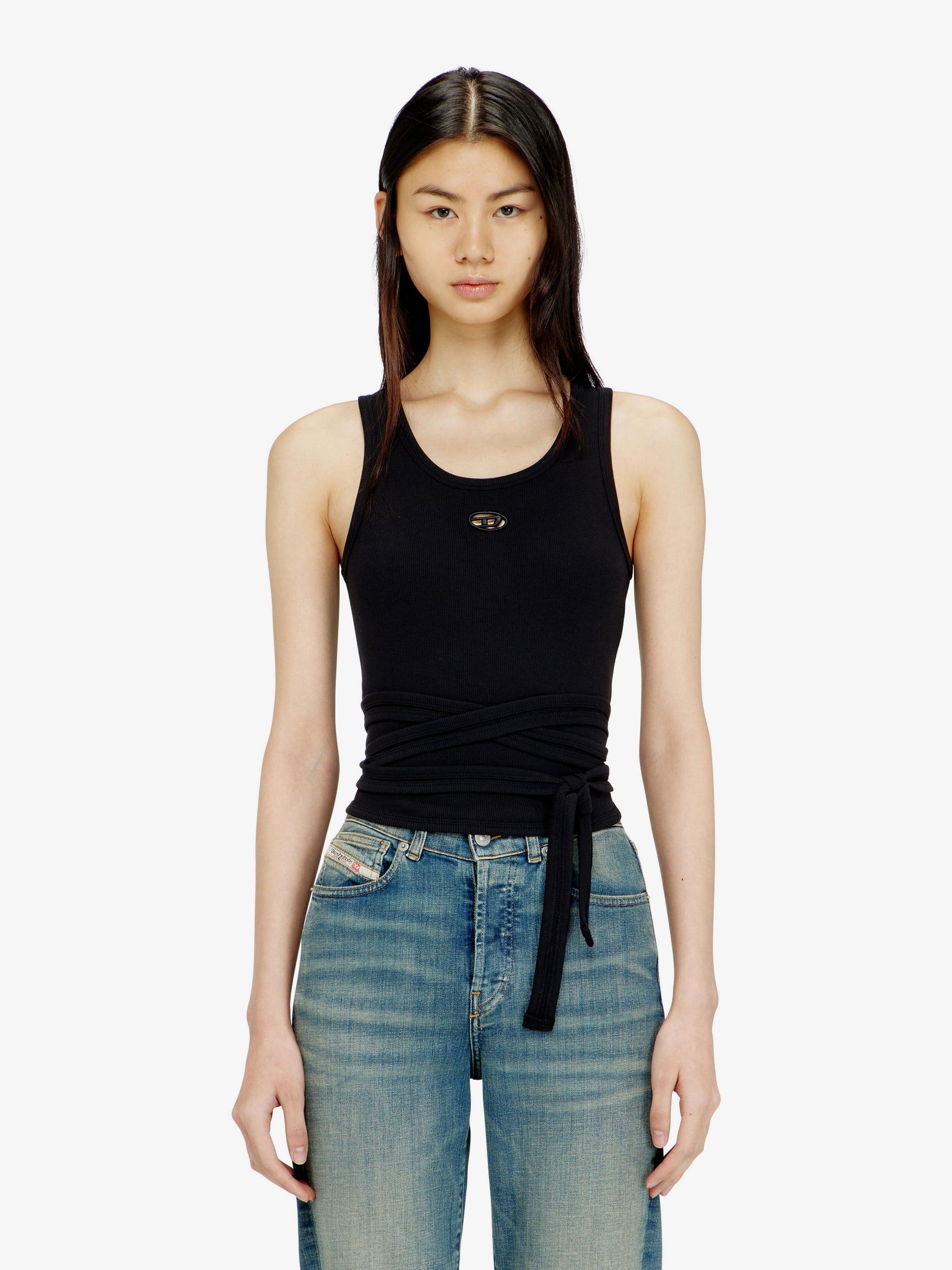Diesel Cotton Blend Tank Top Size XS / US 0-2 / IT 36-38 - 3 Thumbnail