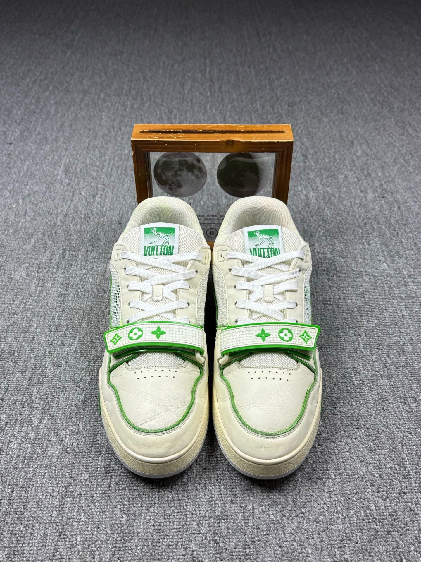 Louis Vuitton Louis Vuitton Training Green Lowtop Sneakers 10 Men Size US 10 / EU 43 - 4 Thumbnail