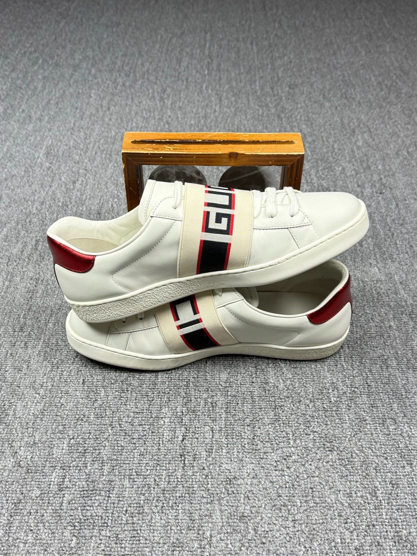 Gucci Gucci Striped Red Lowtop Sneakers 8 Men Size US 8 / EU 41 - 3 Thumbnail