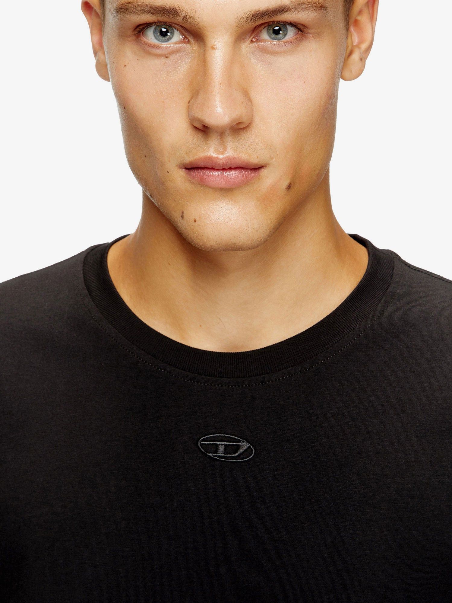 Diesel Cotton T-Shirt With Embroidered Logo On The Front Size US S / EU 44-46 / 1 - 5 Thumbnail