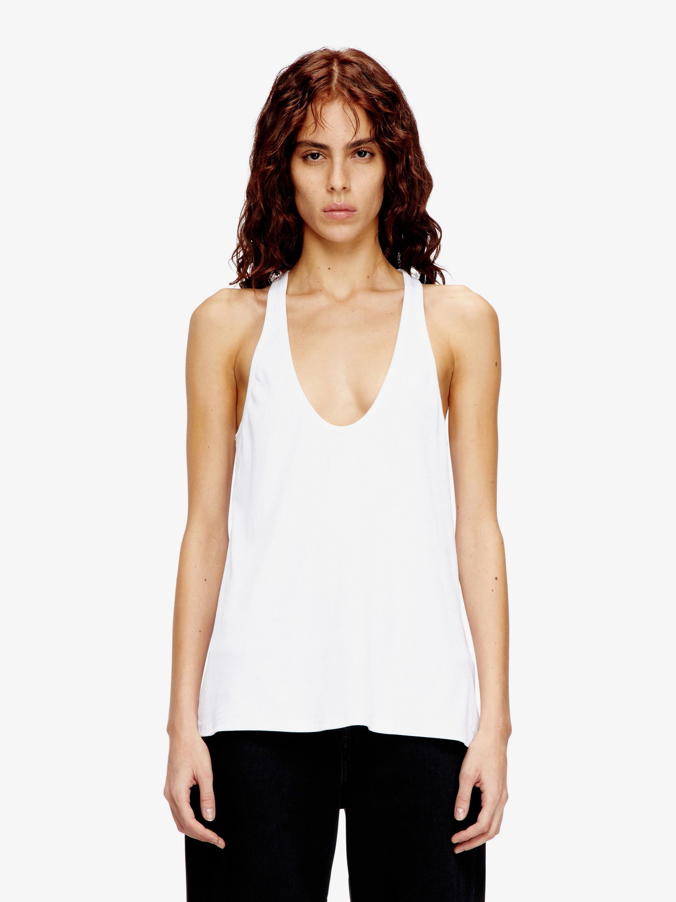 Diesel Ribbed Cotton Tank Top Size M / US 6-8 / IT 42-44 - 3 Thumbnail