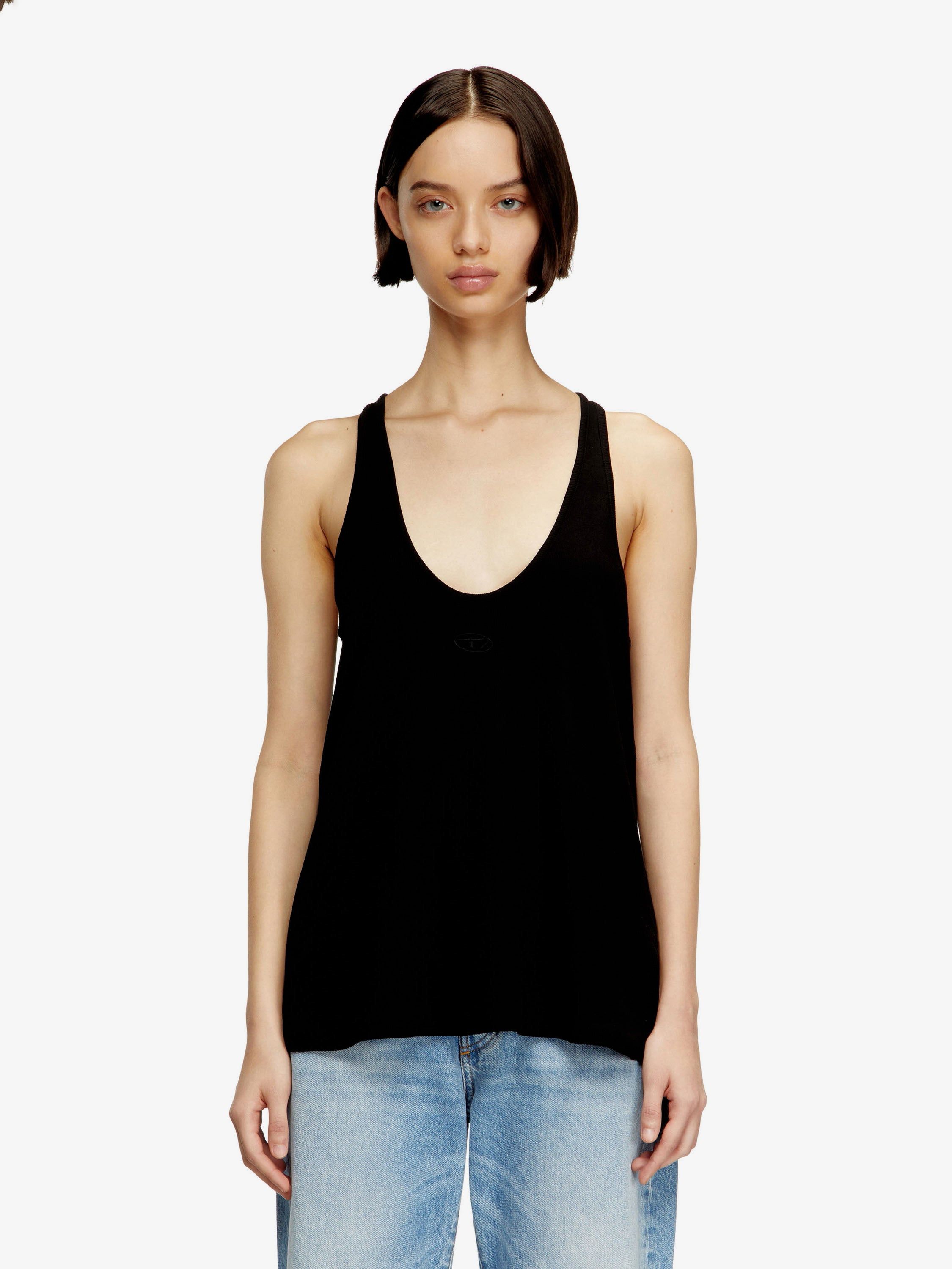Diesel Ribbed Cotton Tank Top Size XS / US 0-2 / IT 36-38 - 3 Thumbnail