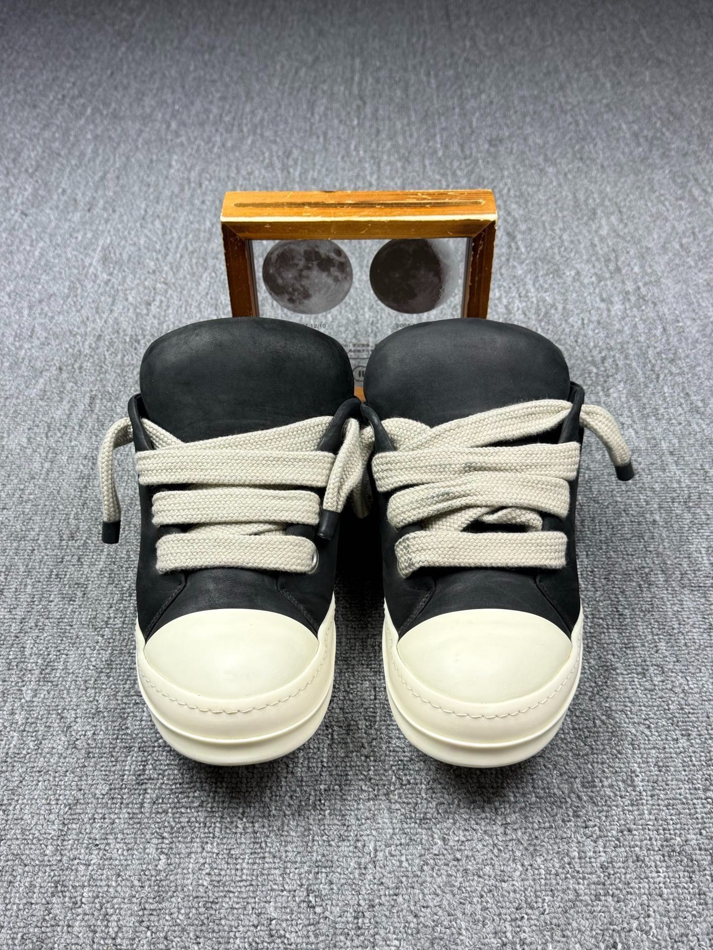 Rick Owens Rick Owens Leather Black Lowtop Sneakers 11 Men Size US 11 / EU 44 - 4 Thumbnail