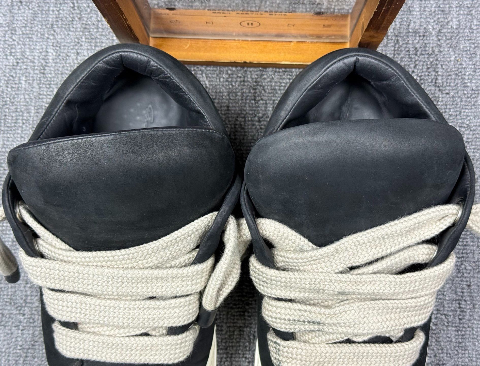 Rick Owens Rick Owens Leather Black Lowtop Sneakers 11 Men Size US 11 / EU 44 - 6 Thumbnail