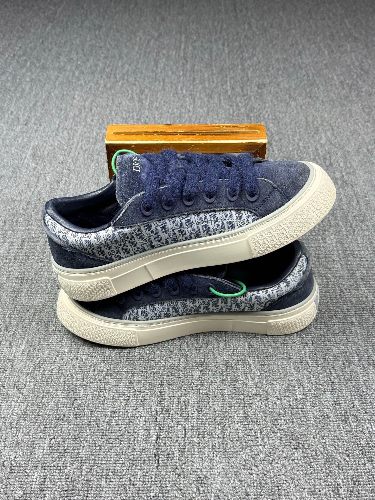 Dior Dior Blue Lowtop Sneakers 8 Men Size US 8 / EU 41 - 3 Thumbnail