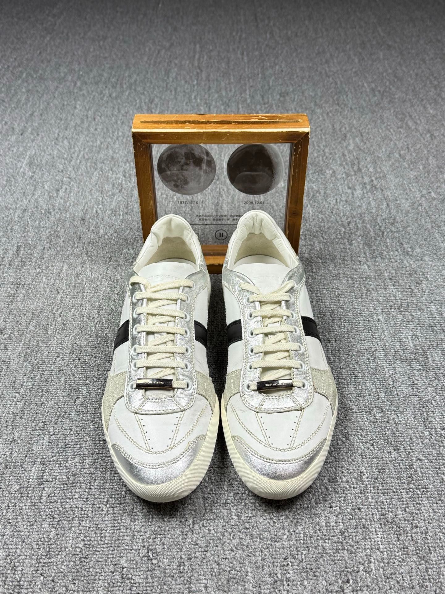 Dior Dior White Lowtop Sneakers 9 Men Size US 9 / EU 42 - 4 Thumbnail