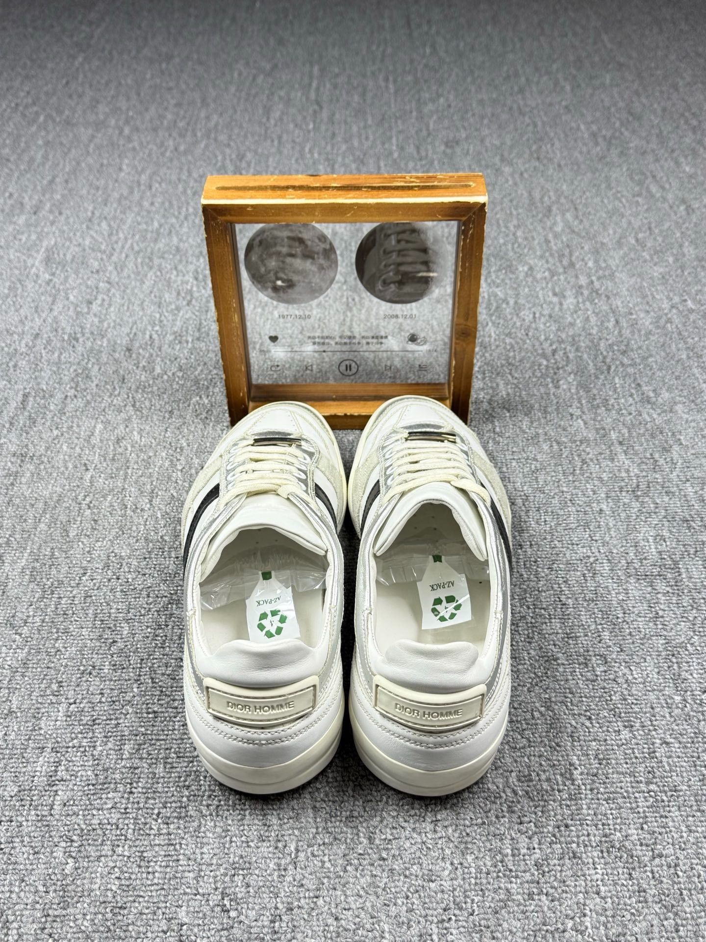 Dior Dior White Lowtop Sneakers 9 Men Size US 9 / EU 42 - 5 Thumbnail