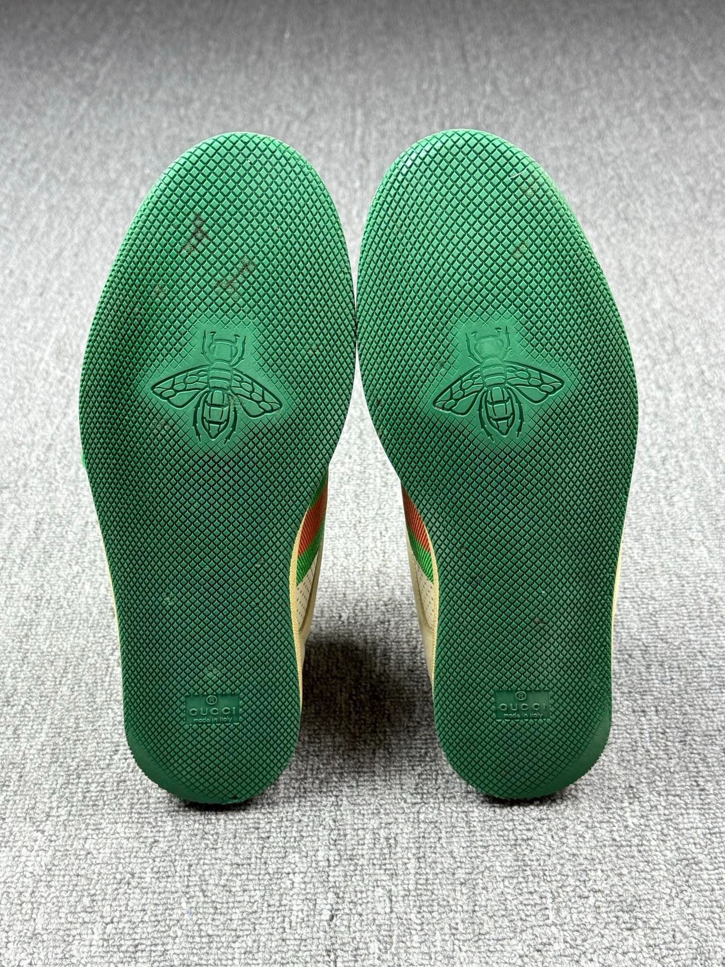 Gucci Gucci Distressed Green Lowtop Sneakers 11 Men Size US 11 / EU 44 - 6 Thumbnail