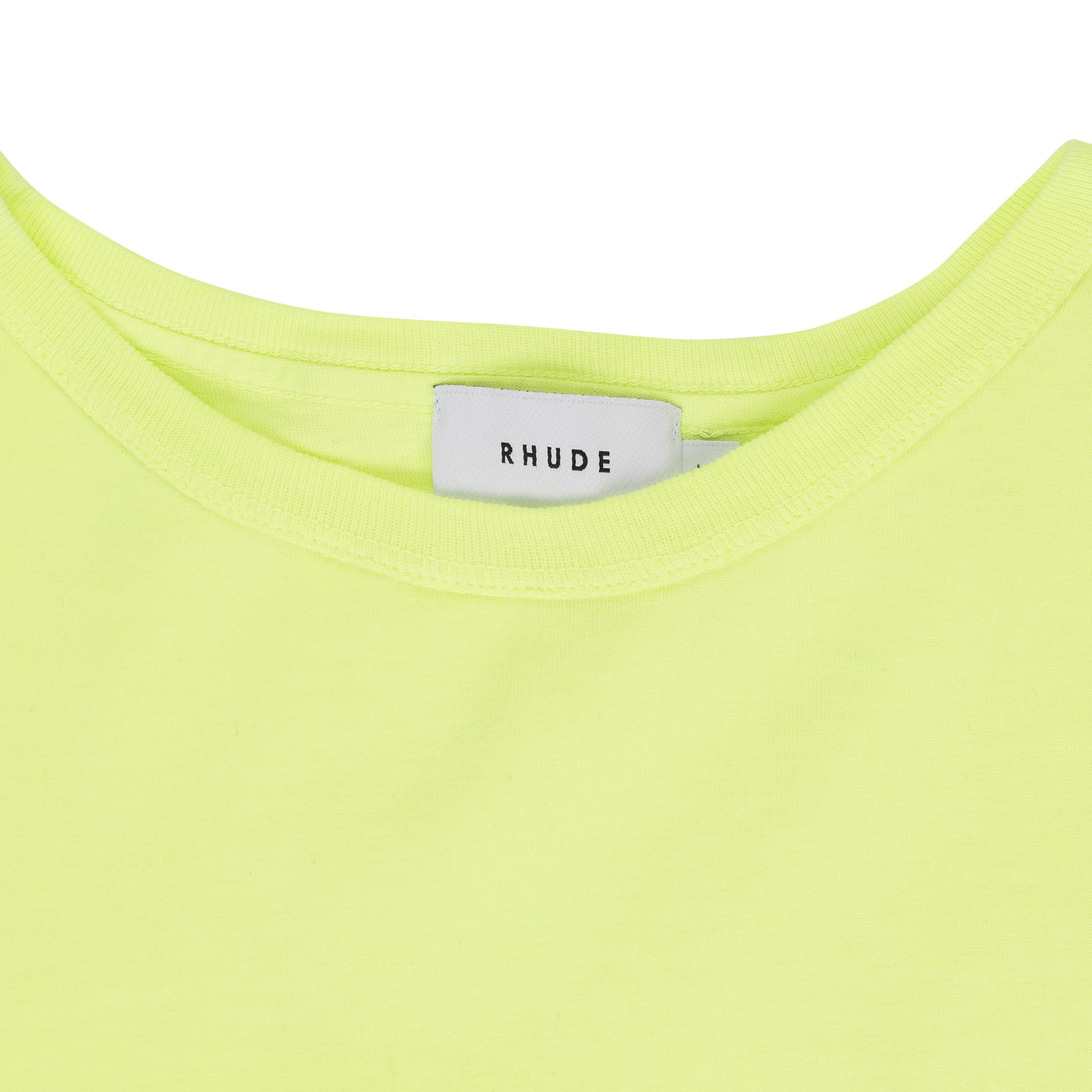 Rhude Reverse Tee Neon SIZE L Size US L / EU 52-54 / 3 - 3 Thumbnail