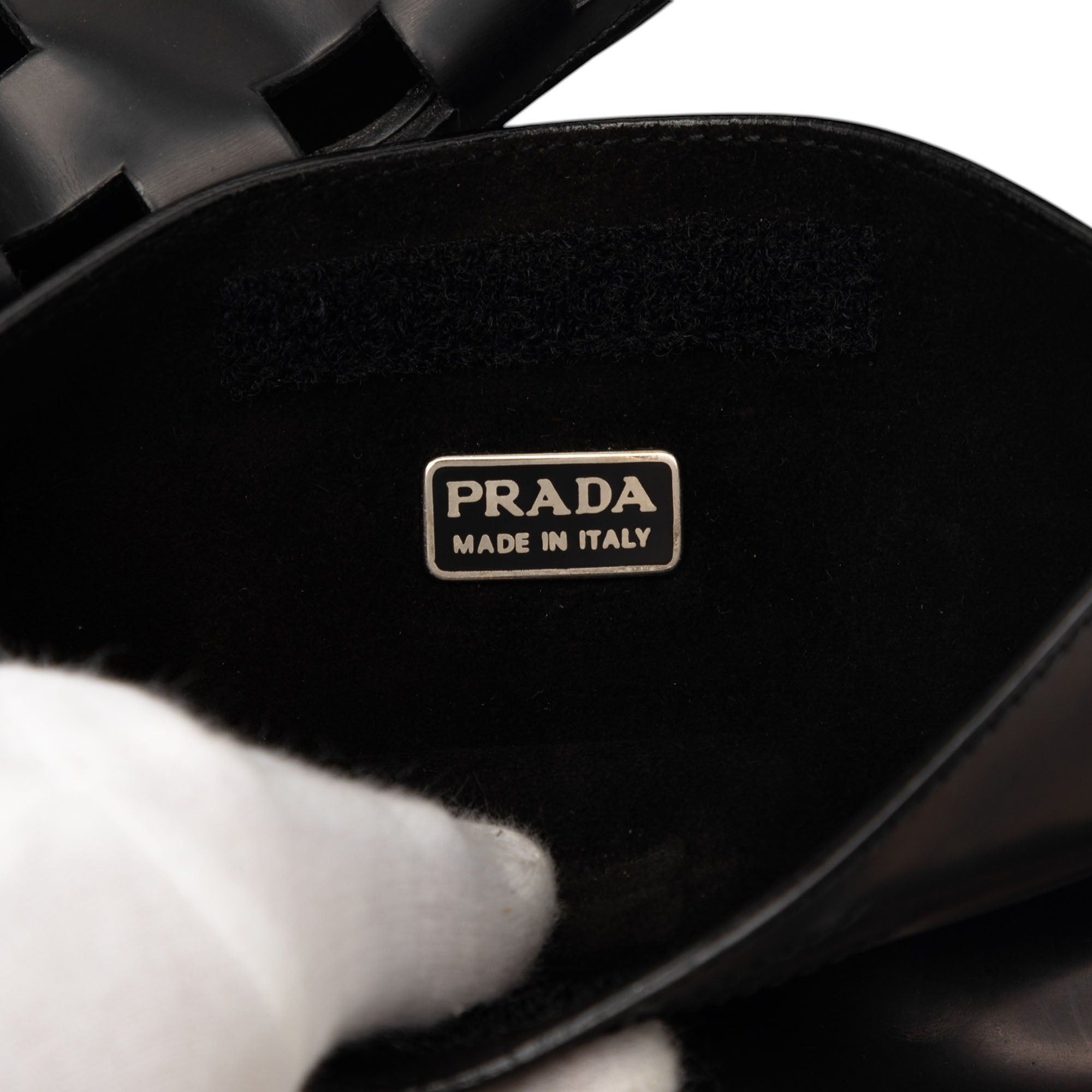 Prada Perforated Leather Shoulder Bag Size ONE SIZE - 5 Thumbnail