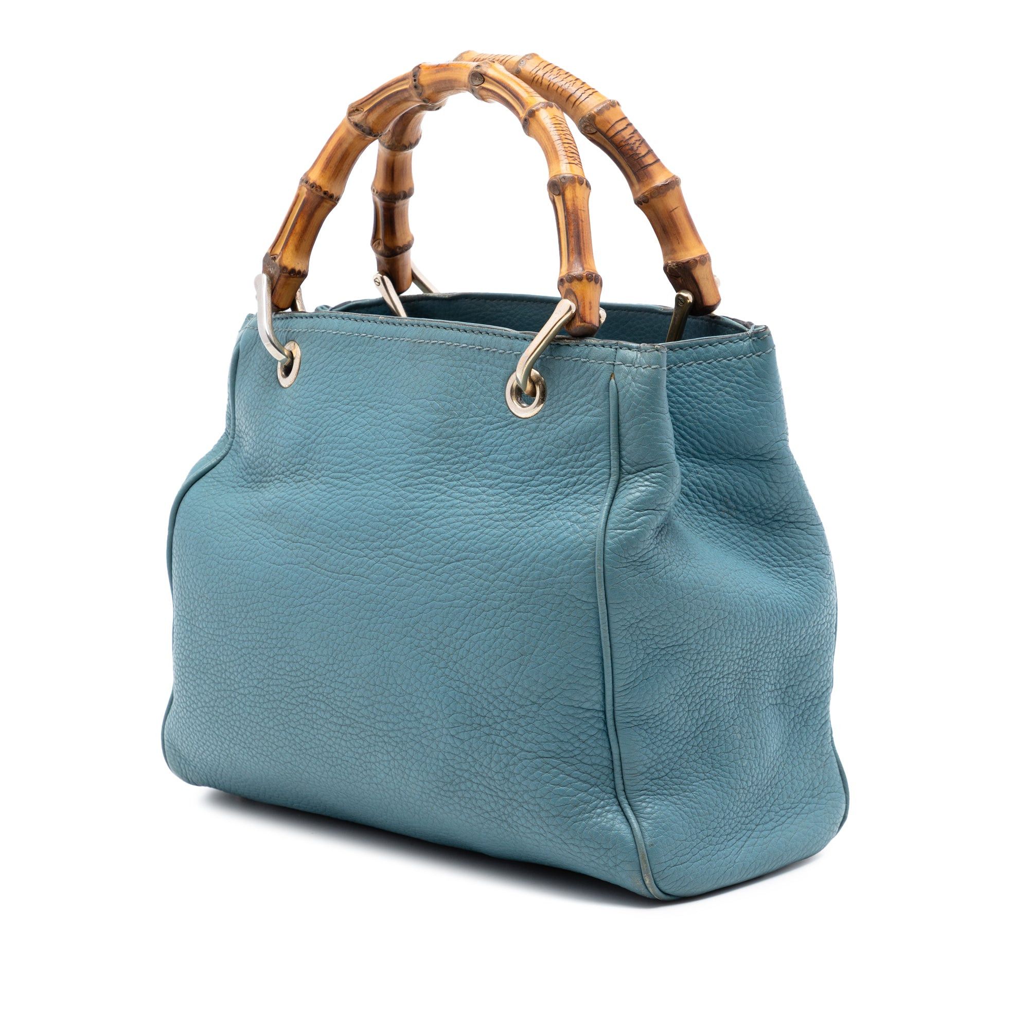 Gucci Small Calfskin Bamboo Shopper Satchel Size ONE SIZE - 2 Thumbnail