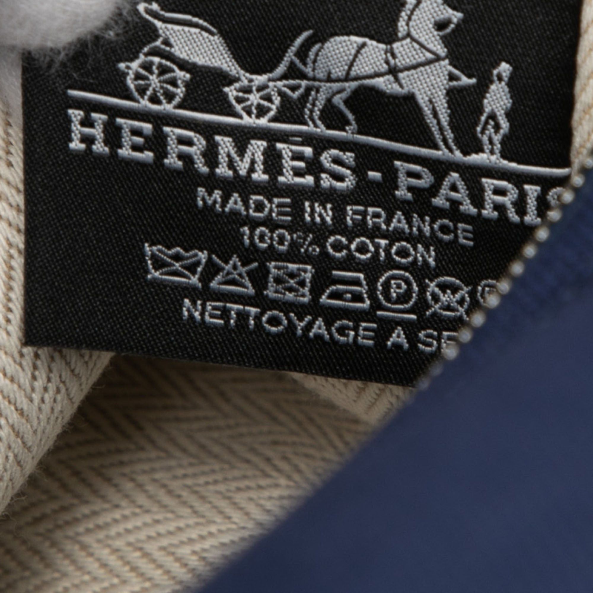 Hermes Large Toile Bride A Brac H Pavillon Case Size ONE SIZE - 5 Thumbnail