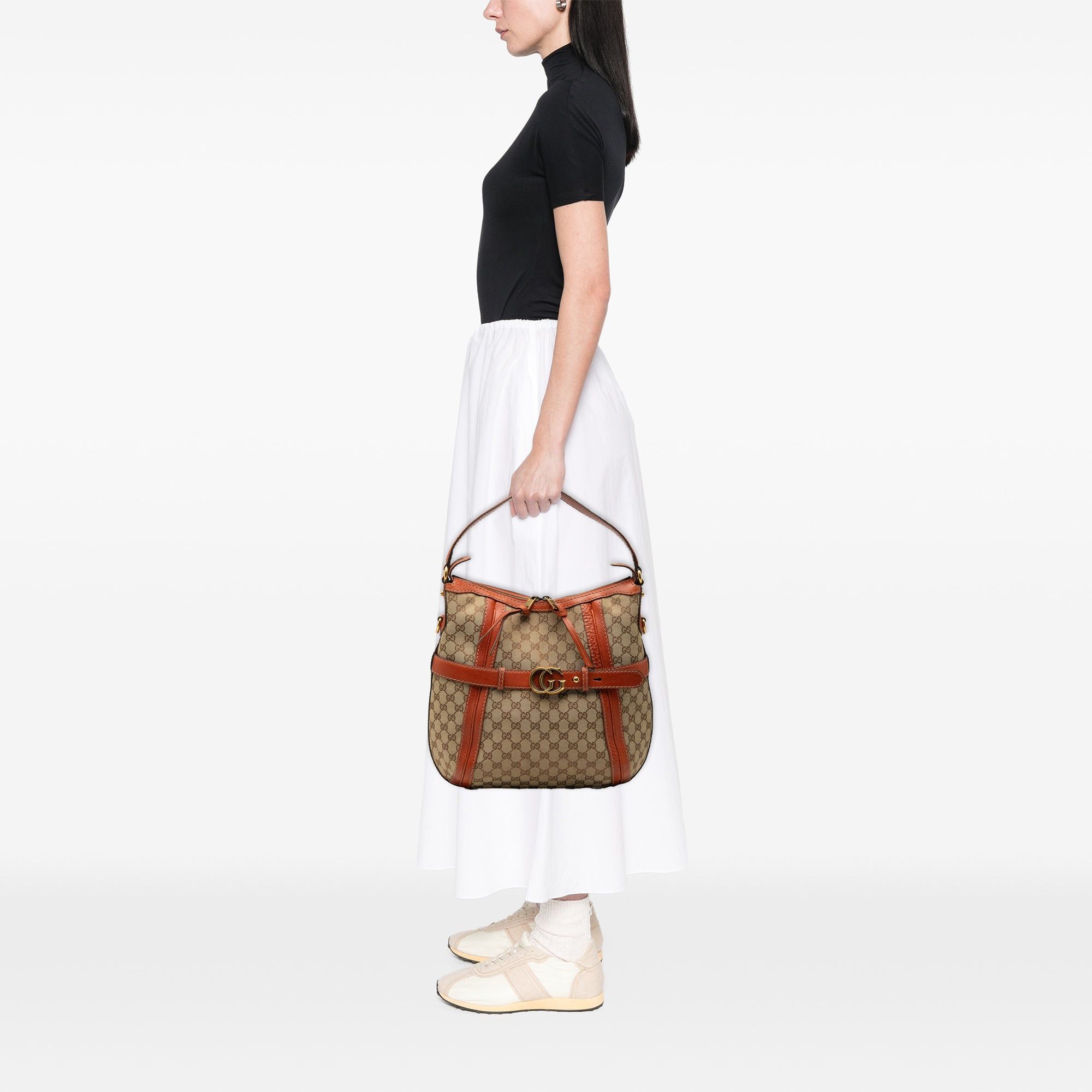 Gucci Medium GG Canvas Running Satchel Size ONE SIZE - 7 Thumbnail