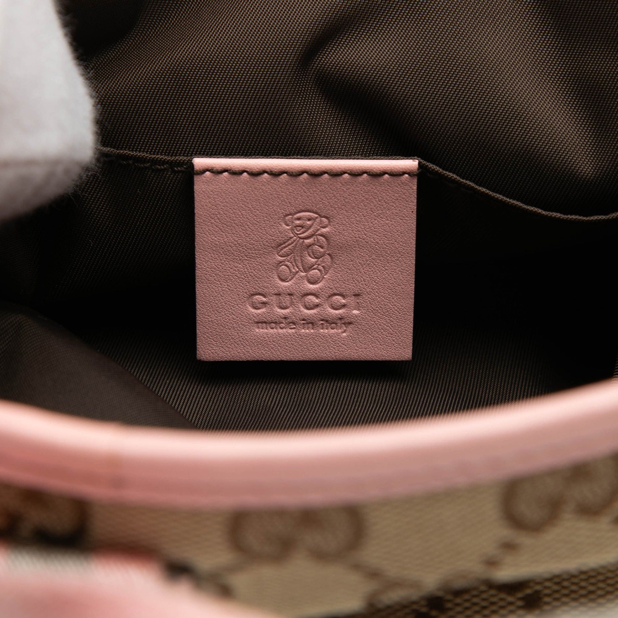 Gucci Childrens Mini GG Canvas Web Handbag Size ONE SIZE - 5 Thumbnail