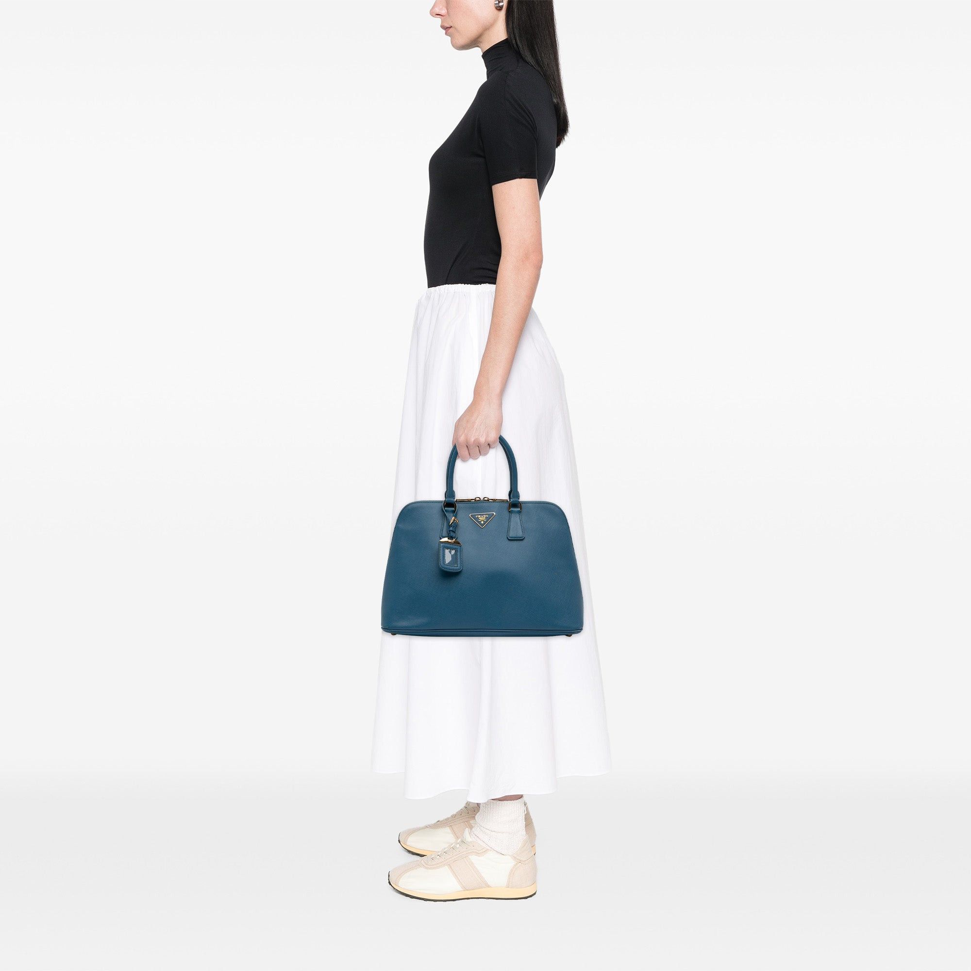 Prada Large Saffiano Lux Promenade Satchel Size ONE SIZE - 12 Thumbnail