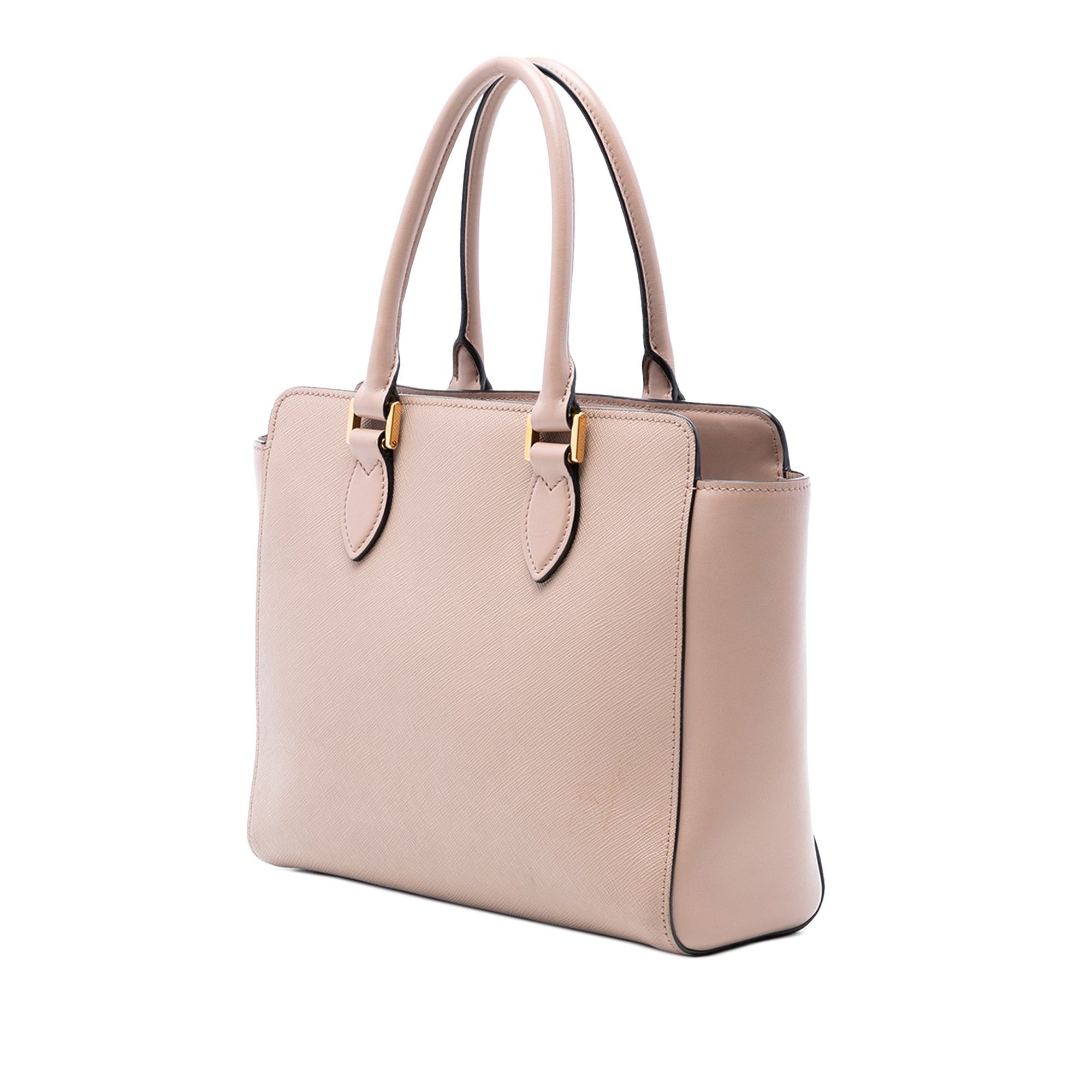 Prada Soft Calf Trimmed Saffiano Lux Open Convertible Tote Size ONE SIZE - 2 Thumbnail